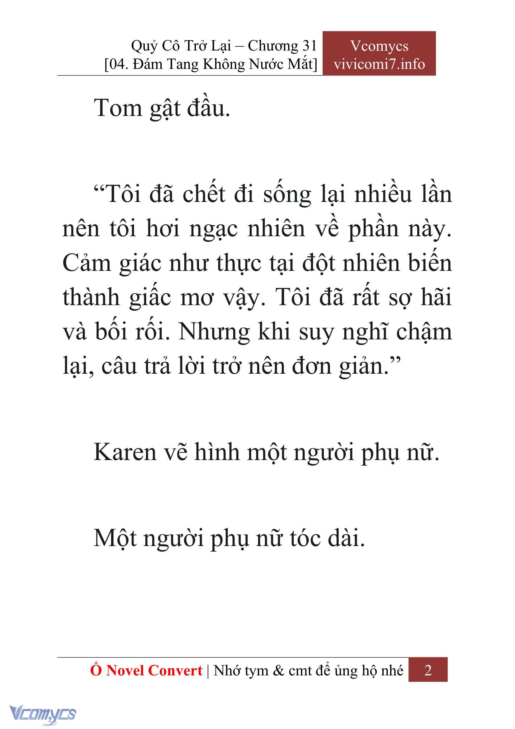 [Novel] Quý Cô Trở Lại Chapter 31 - Trang 5