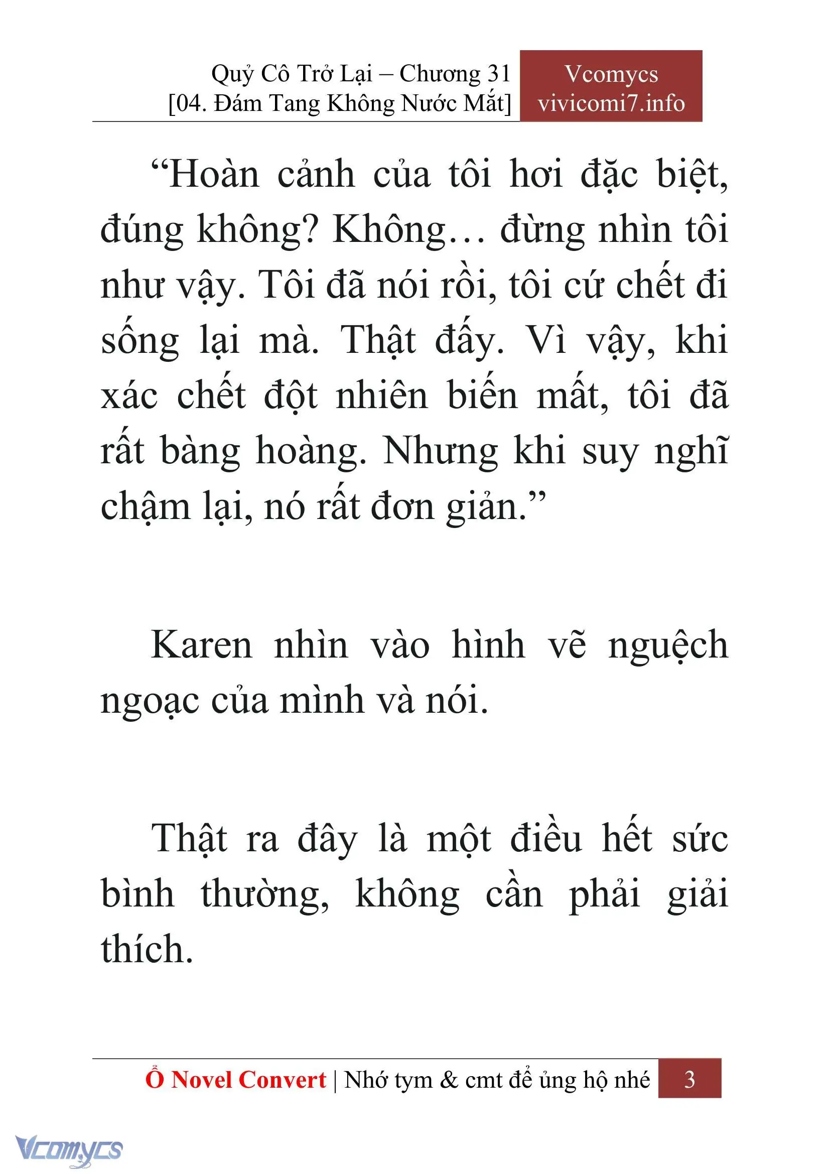 [Novel] Quý Cô Trở Lại Chapter 31 - Trang 6