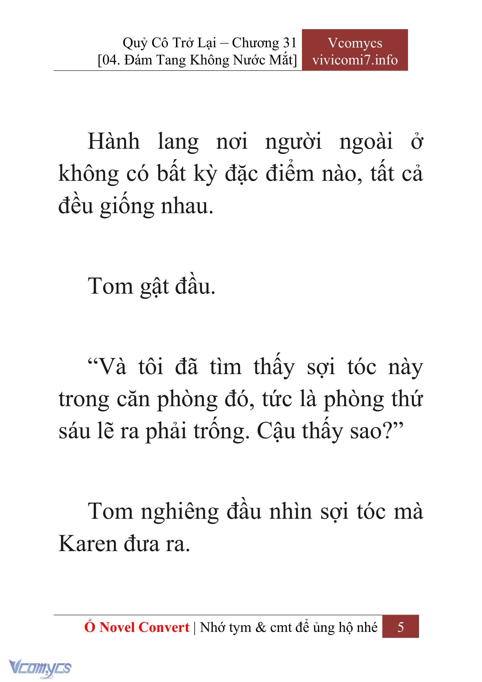 [Novel] Quý Cô Trở Lại Chapter 31 - Trang 8