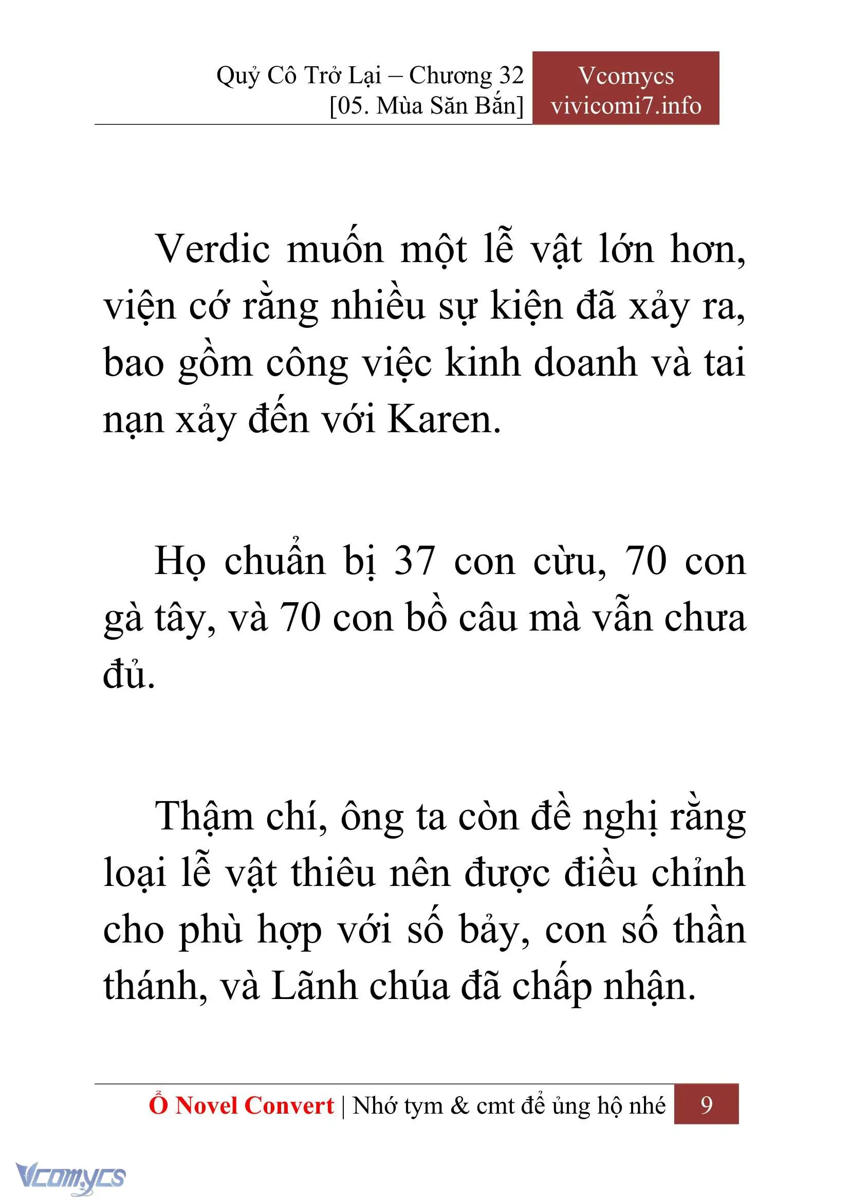 [Novel] Quý Cô Trở Lại Chapter 32 - Trang 12
