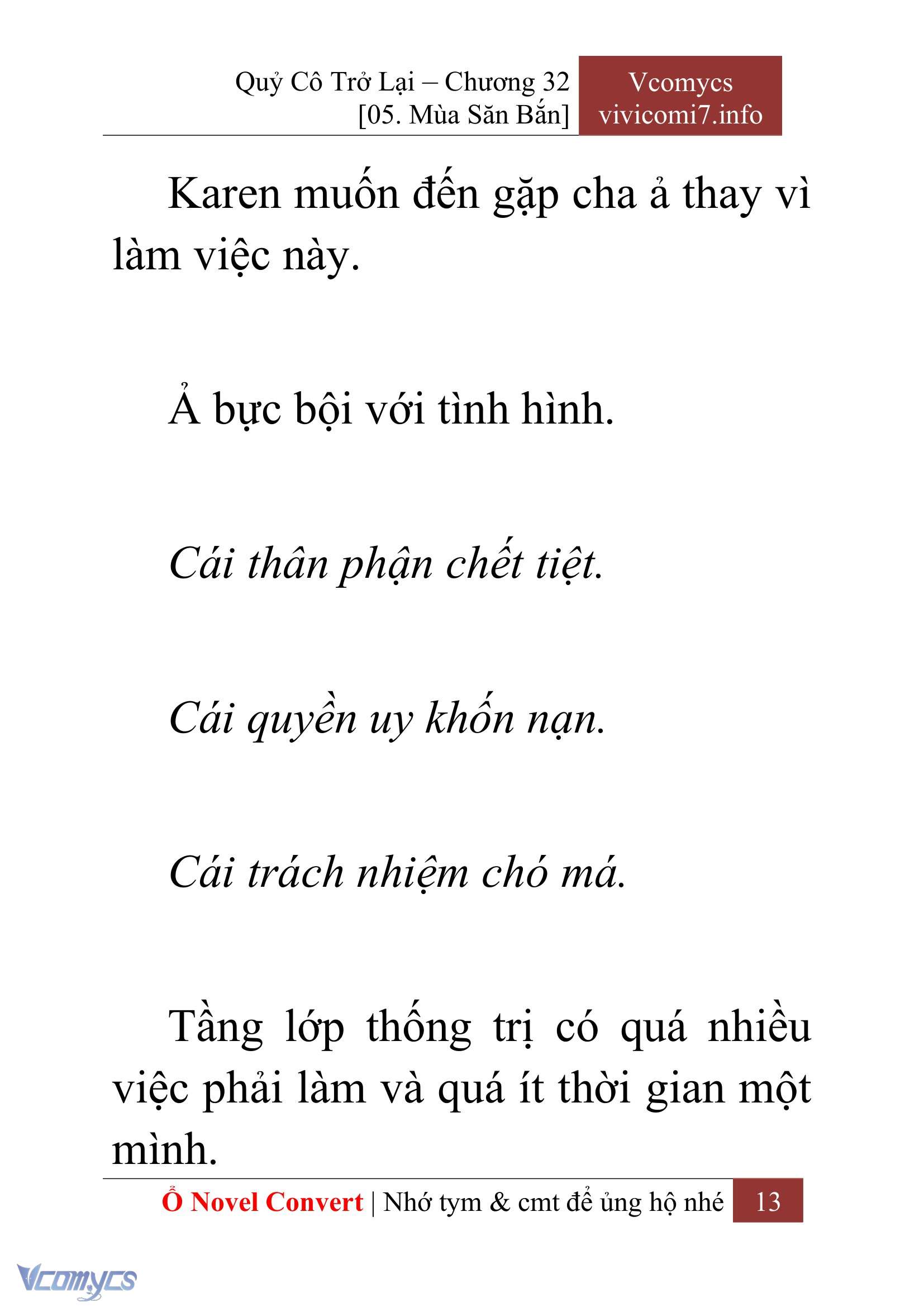 [Novel] Quý Cô Trở Lại Chapter 32 - Trang 16