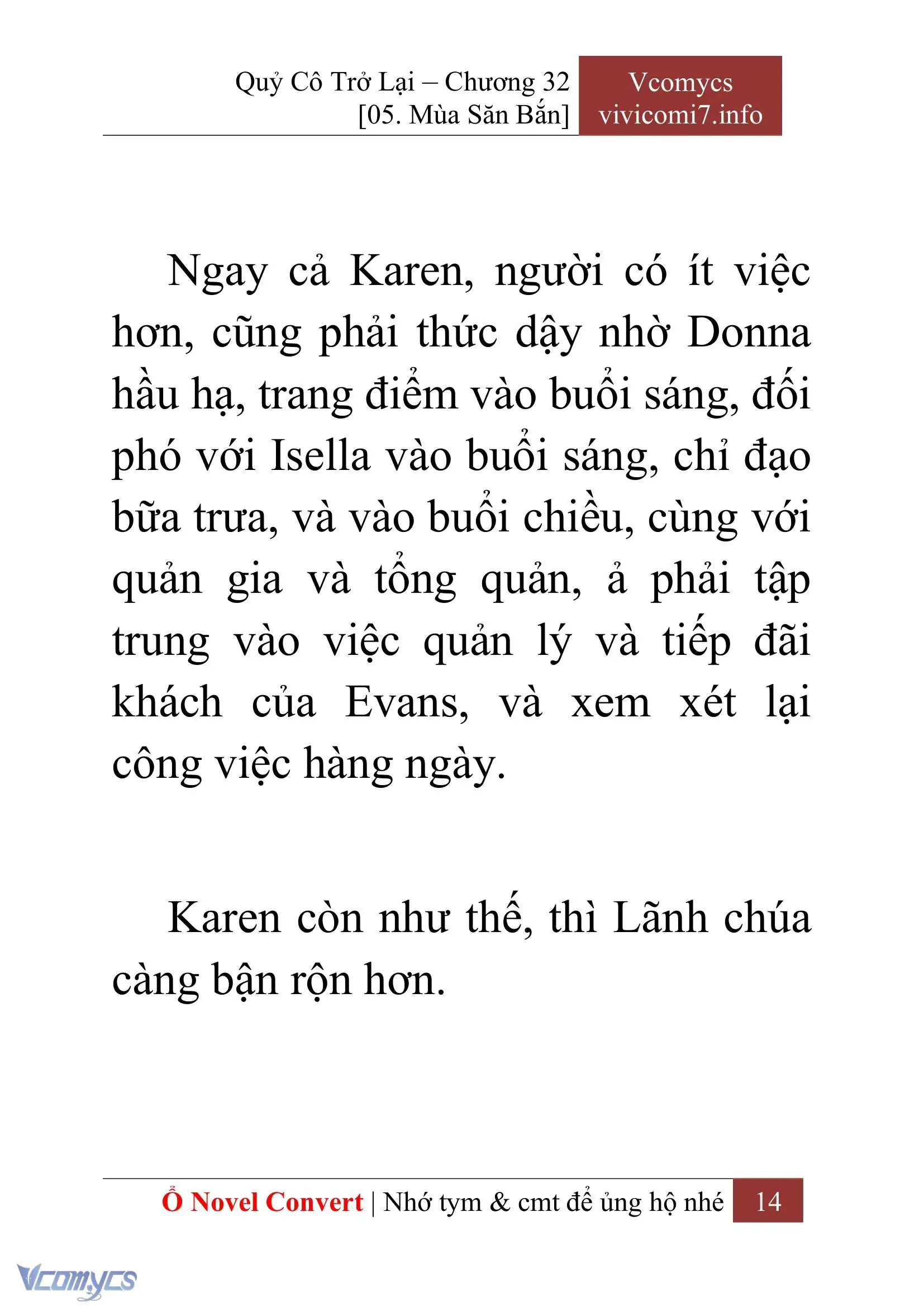 [Novel] Quý Cô Trở Lại Chapter 32 - Trang 17