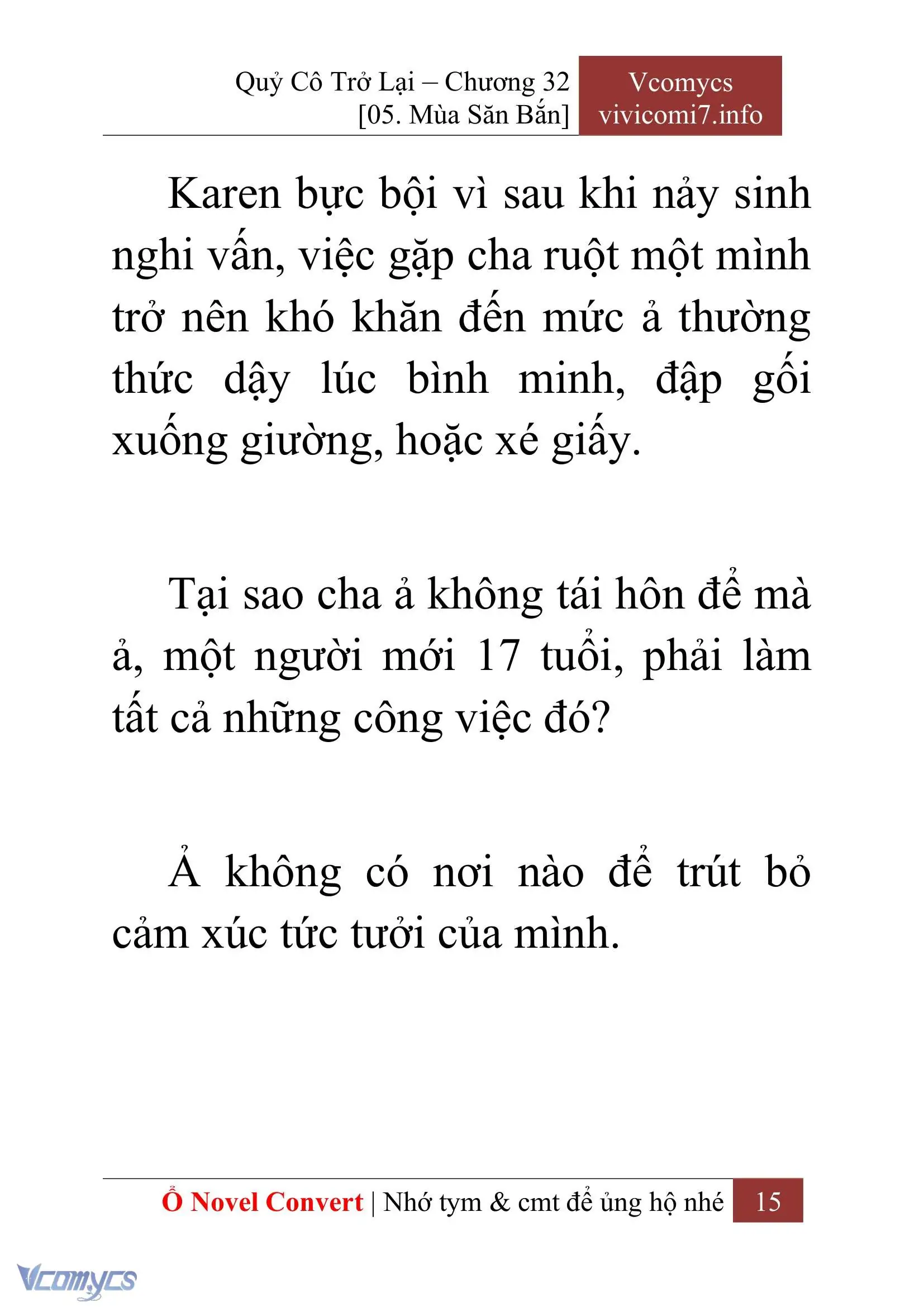 [Novel] Quý Cô Trở Lại Chapter 32 - Trang 18