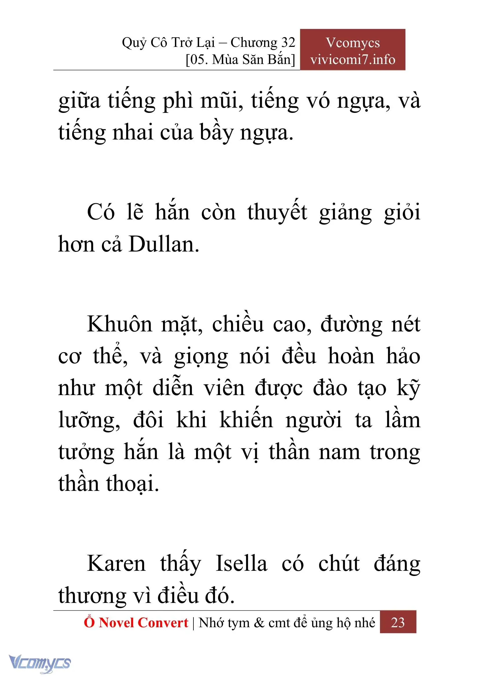 [Novel] Quý Cô Trở Lại Chapter 32 - Trang 26