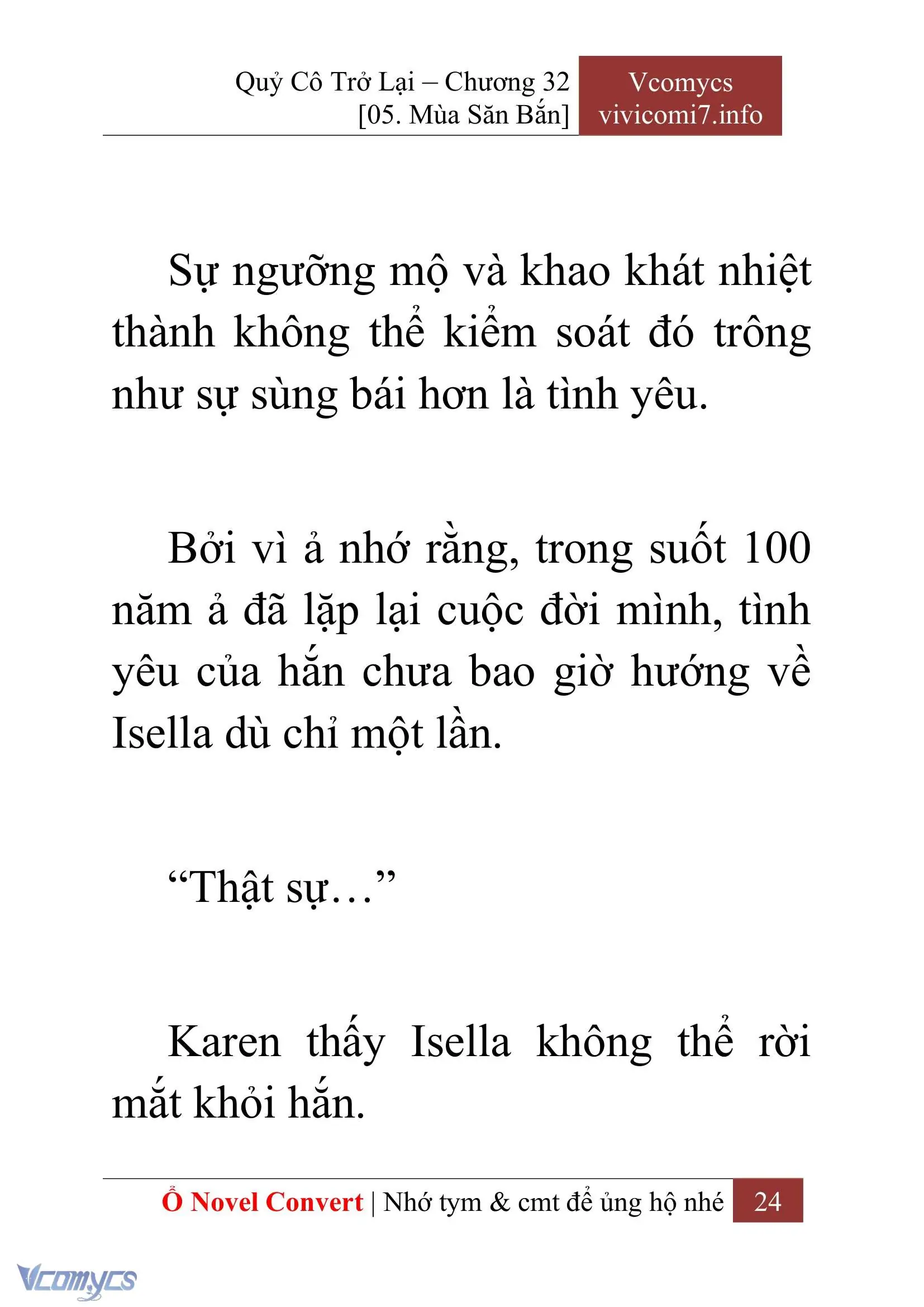 [Novel] Quý Cô Trở Lại Chapter 32 - Trang 27