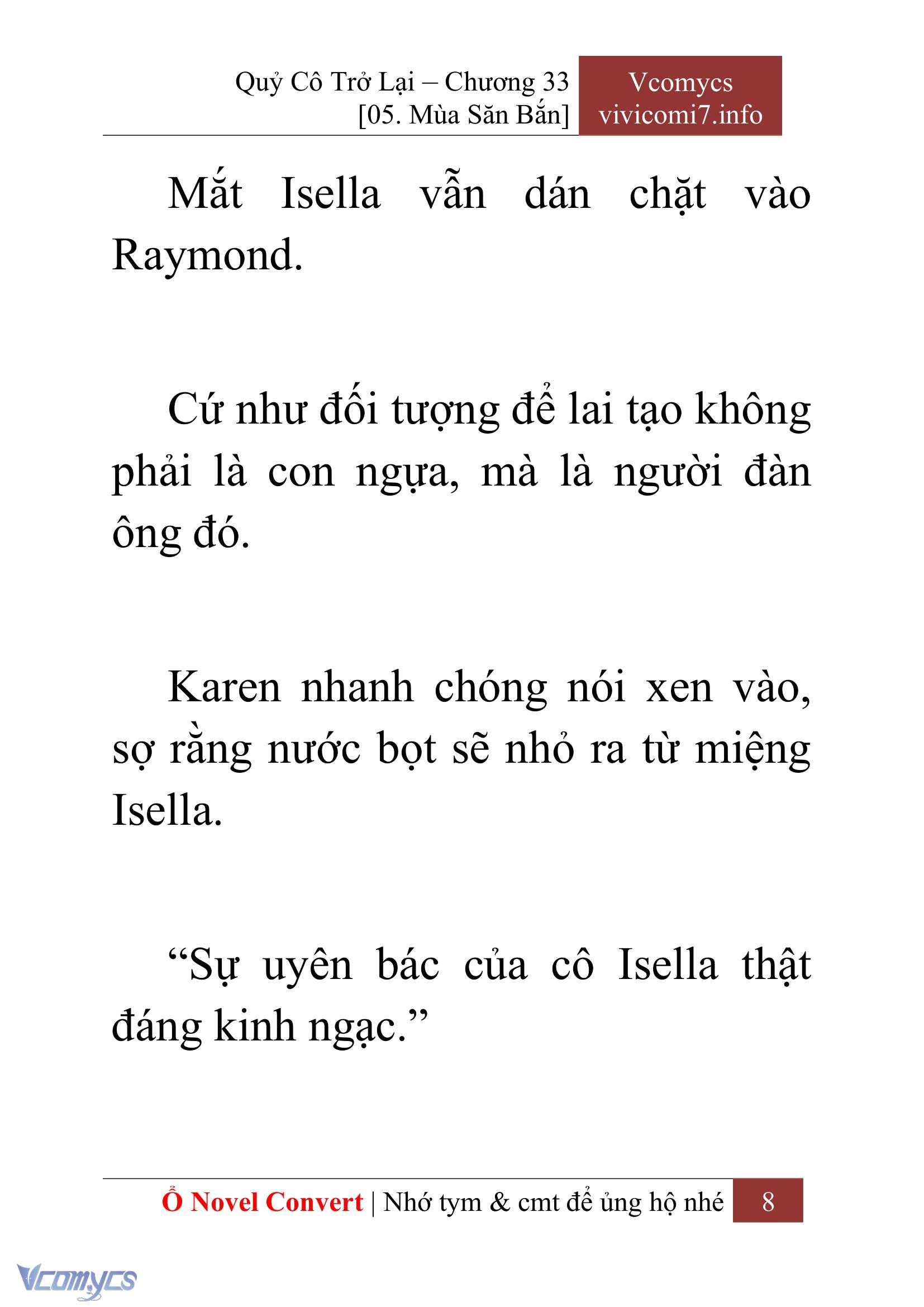 [Novel] Quý Cô Trở Lại Chapter 33 - Trang 11
