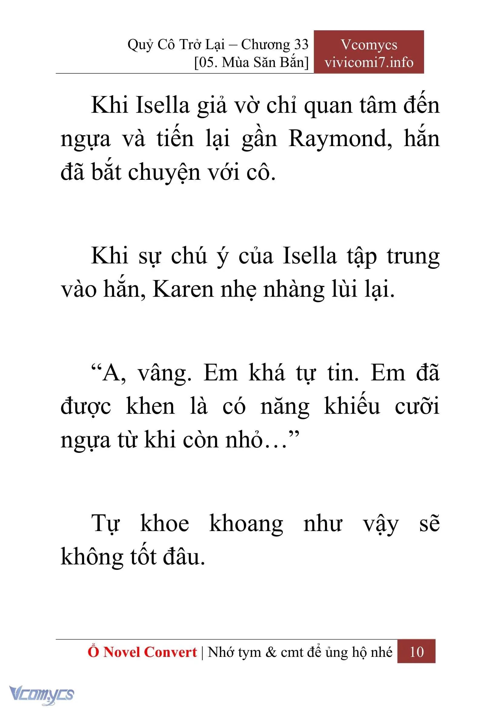 [Novel] Quý Cô Trở Lại Chapter 33 - Trang 13