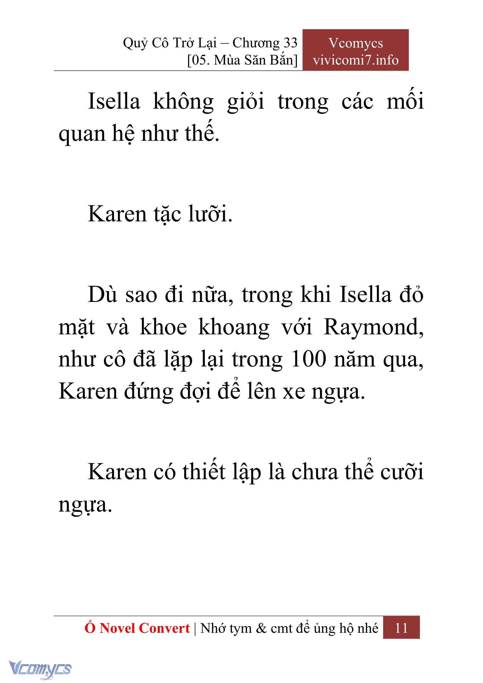 [Novel] Quý Cô Trở Lại Chapter 33 - Trang 14