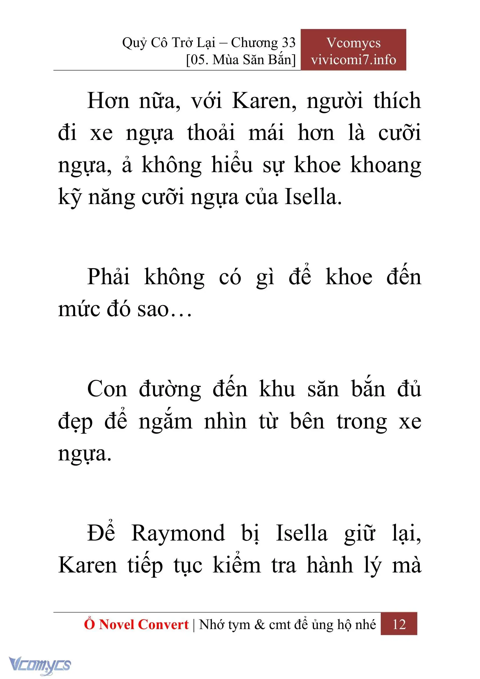 [Novel] Quý Cô Trở Lại Chapter 33 - Trang 15