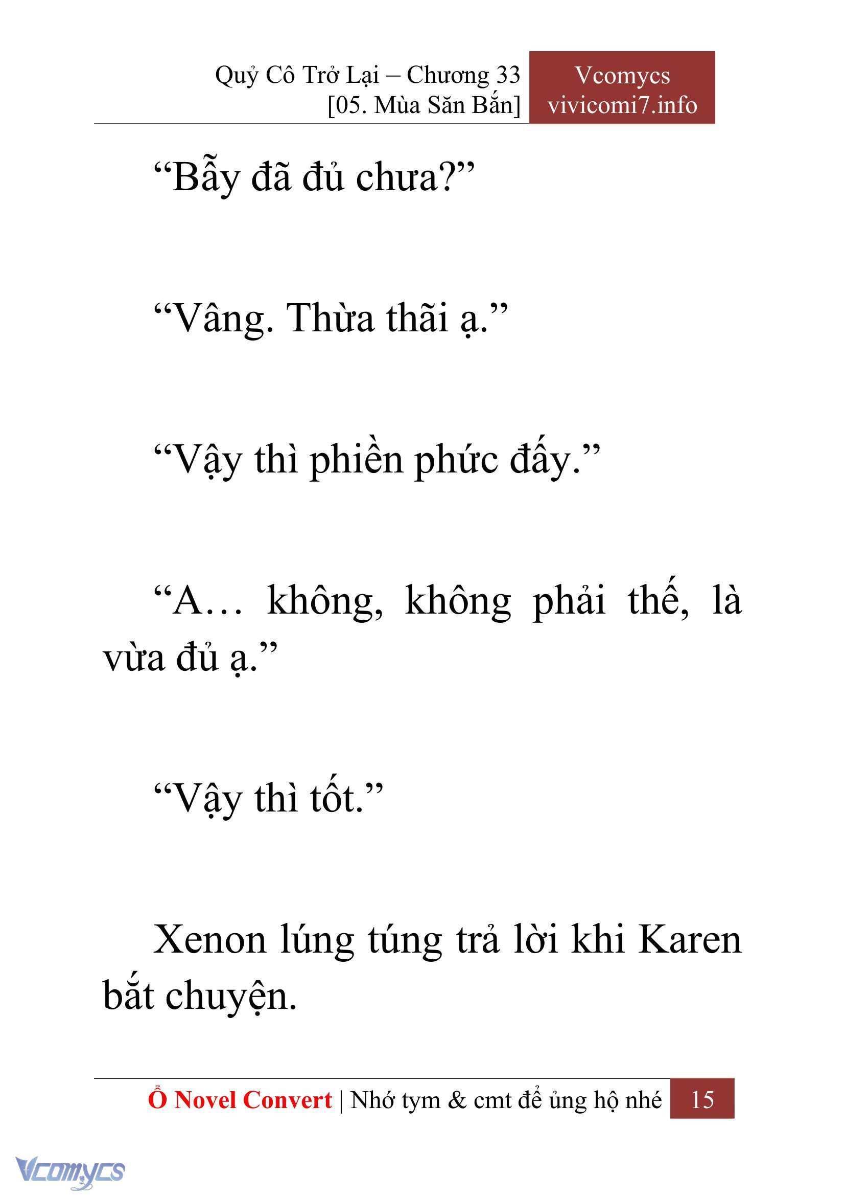 [Novel] Quý Cô Trở Lại Chapter 33 - Trang 18