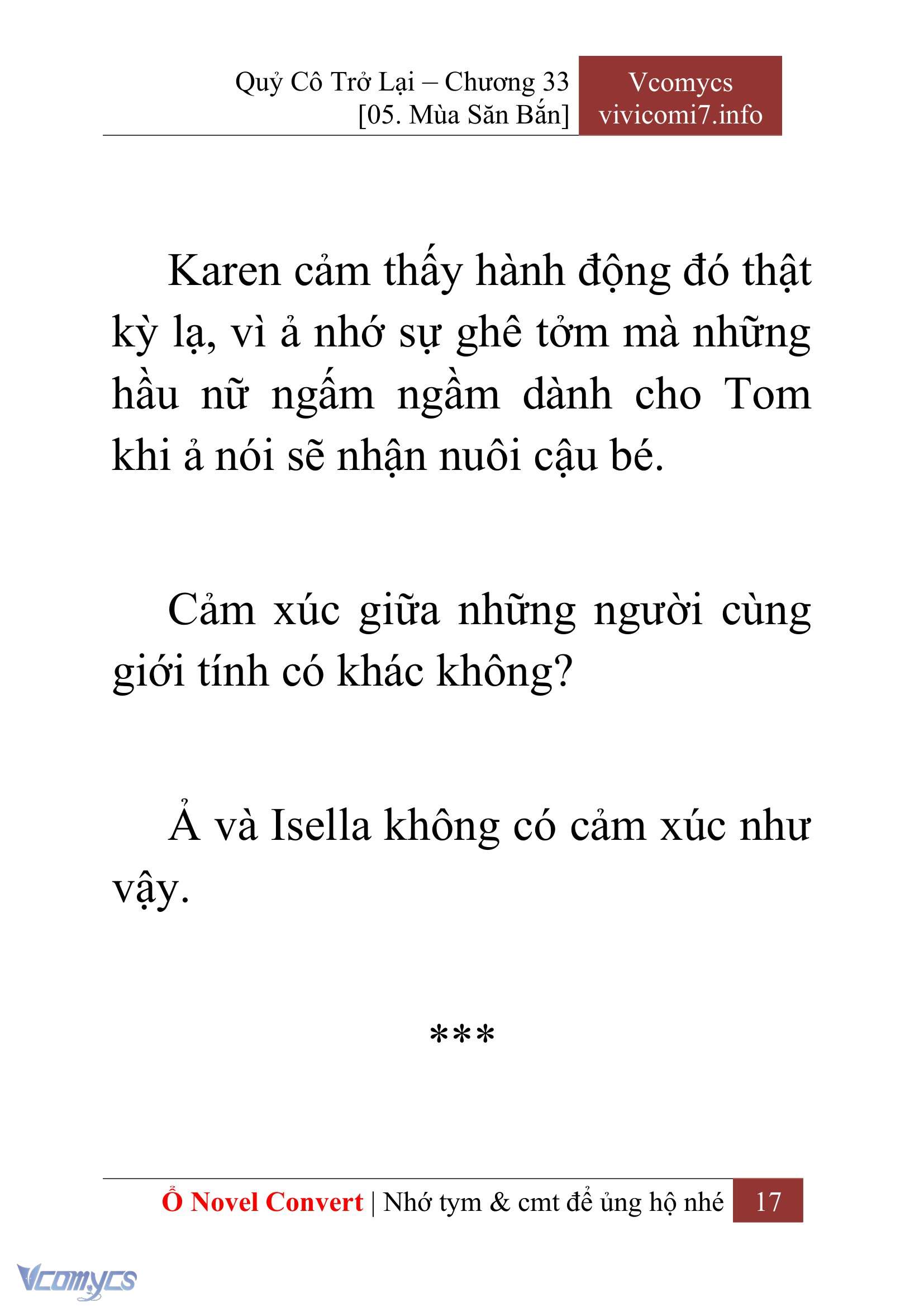 [Novel] Quý Cô Trở Lại Chapter 33 - Trang 20
