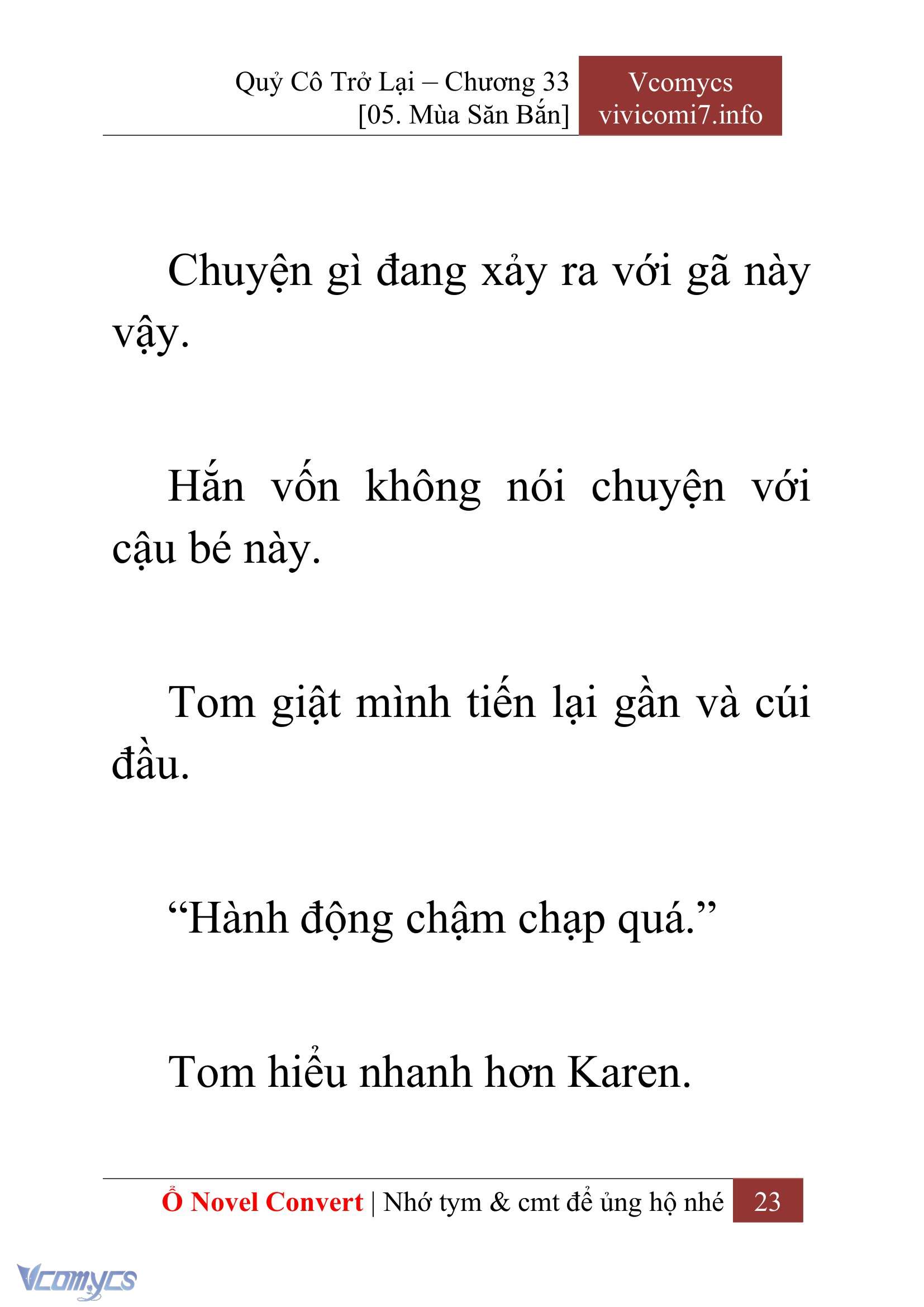 [Novel] Quý Cô Trở Lại Chapter 33 - Trang 26