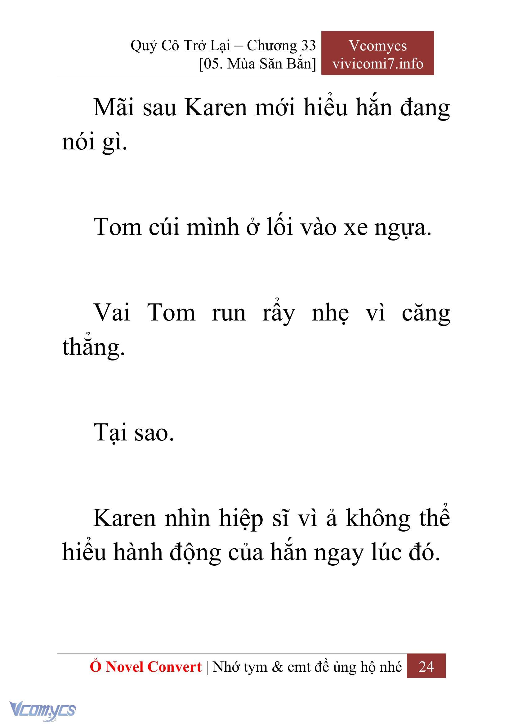 [Novel] Quý Cô Trở Lại Chapter 33 - Trang 27