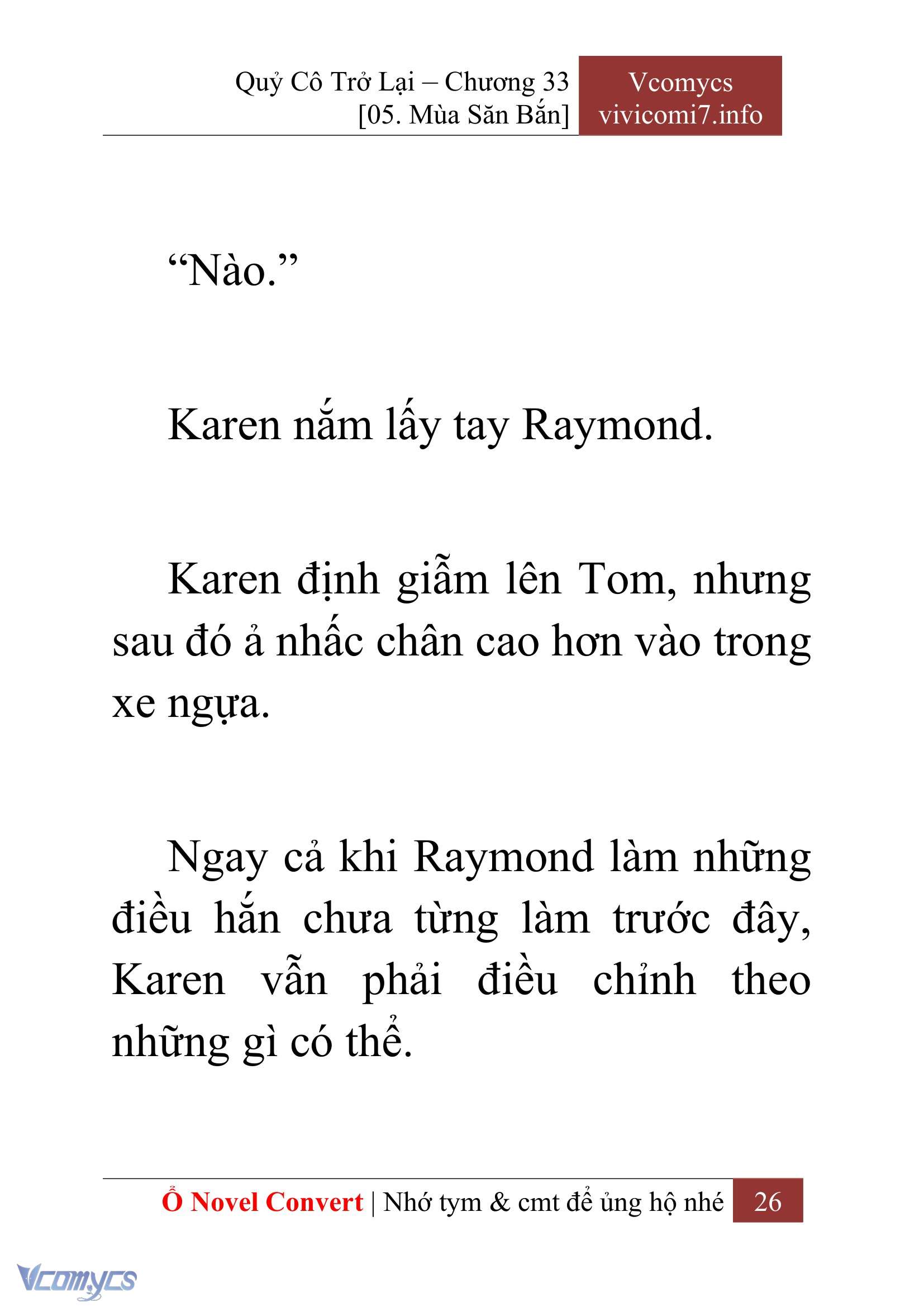 [Novel] Quý Cô Trở Lại Chapter 33 - Trang 29