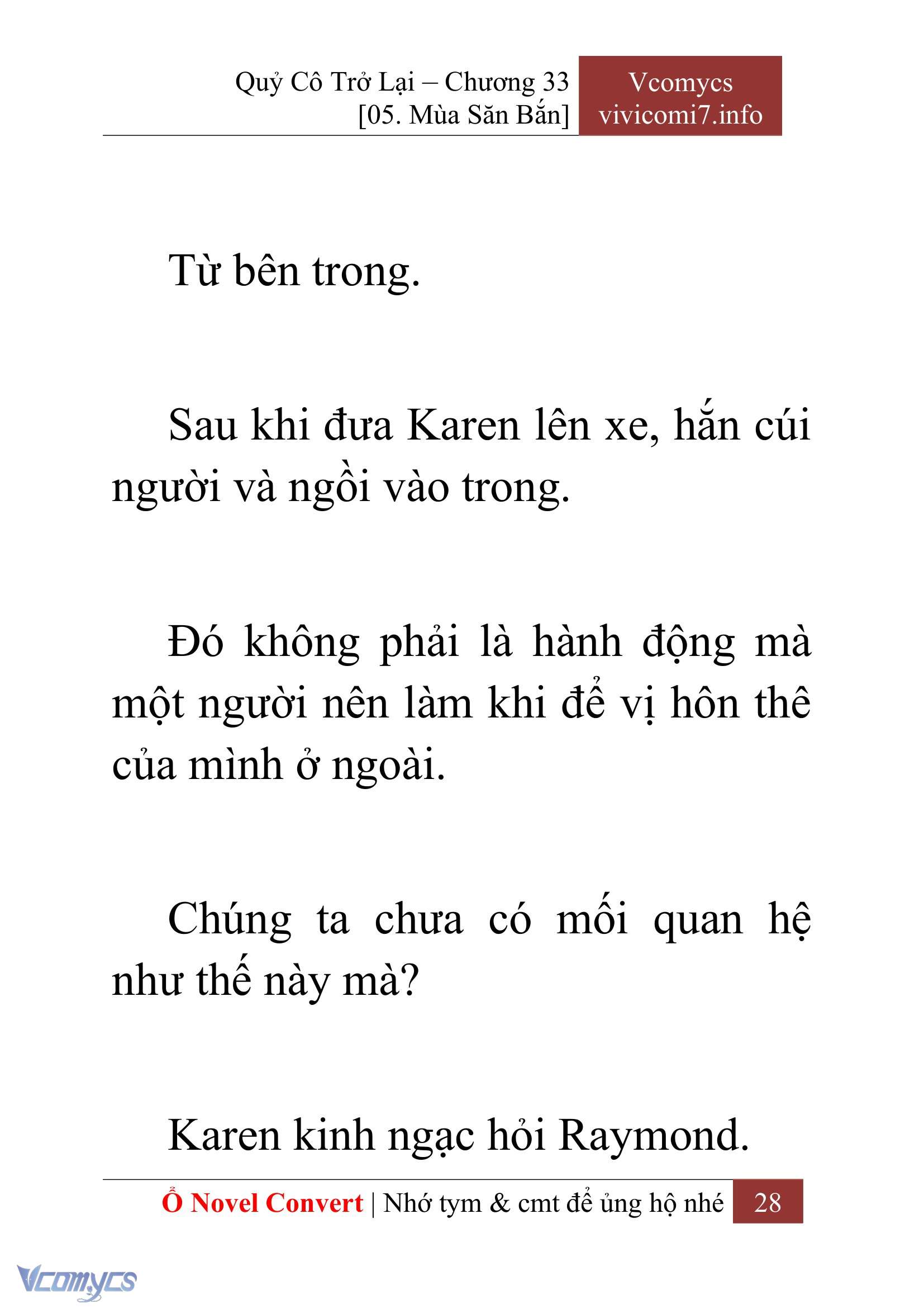 [Novel] Quý Cô Trở Lại Chapter 33 - Trang 31