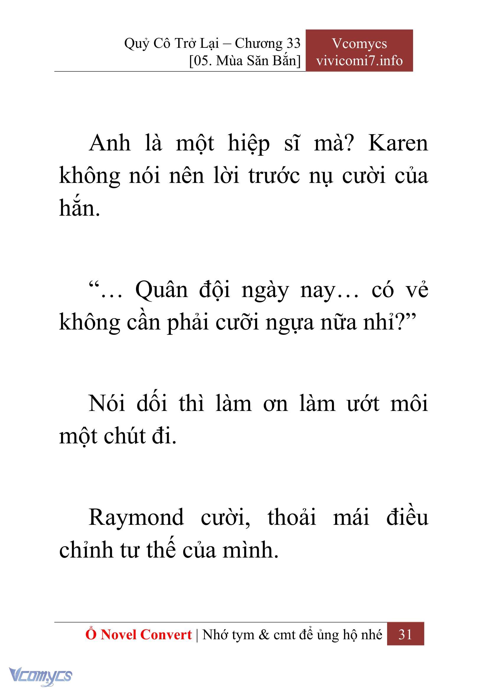 [Novel] Quý Cô Trở Lại Chapter 33 - Trang 34