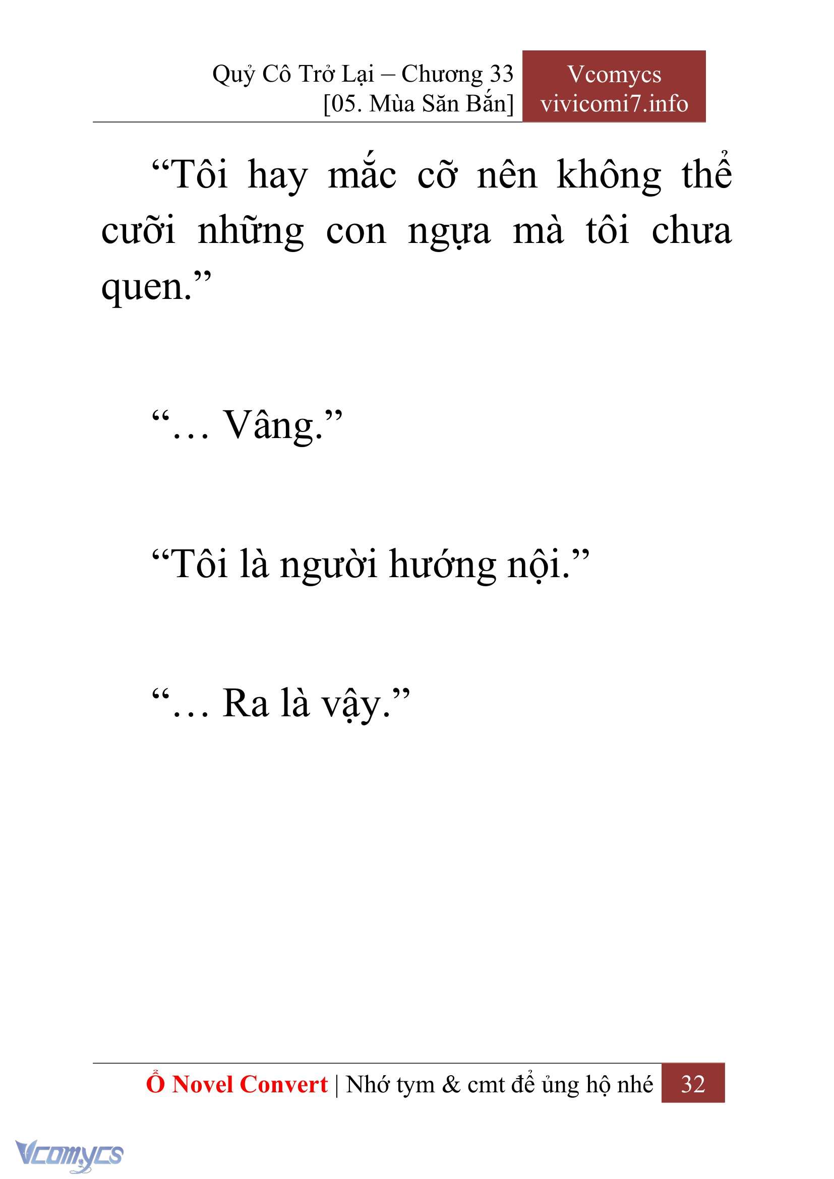 [Novel] Quý Cô Trở Lại Chapter 33 - Trang 35