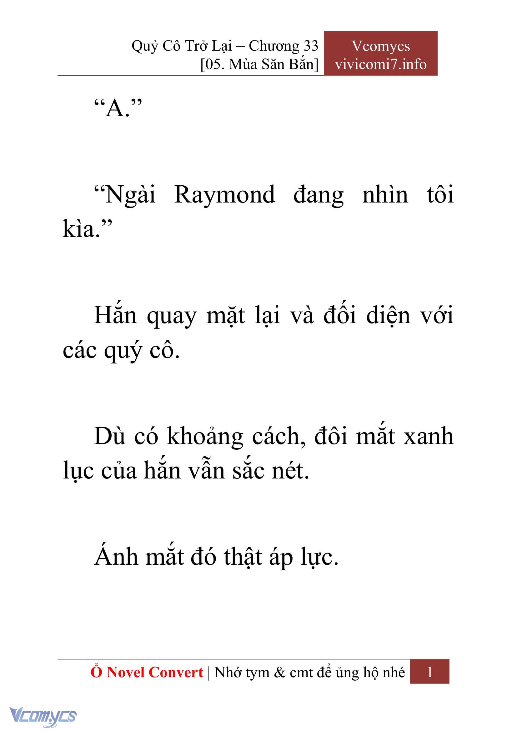 [Novel] Quý Cô Trở Lại Chapter 33 - Trang 4
