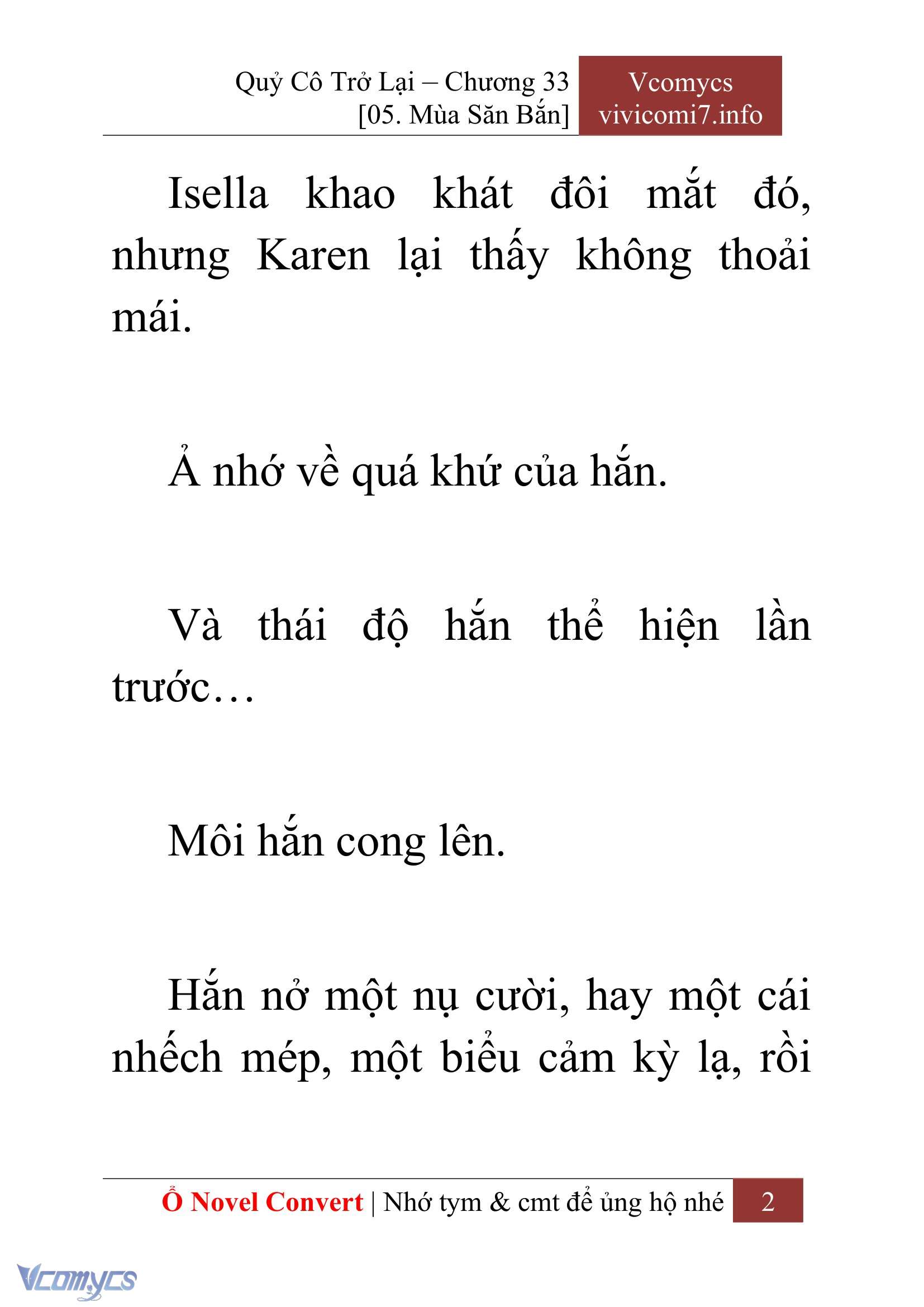 [Novel] Quý Cô Trở Lại Chapter 33 - Trang 5