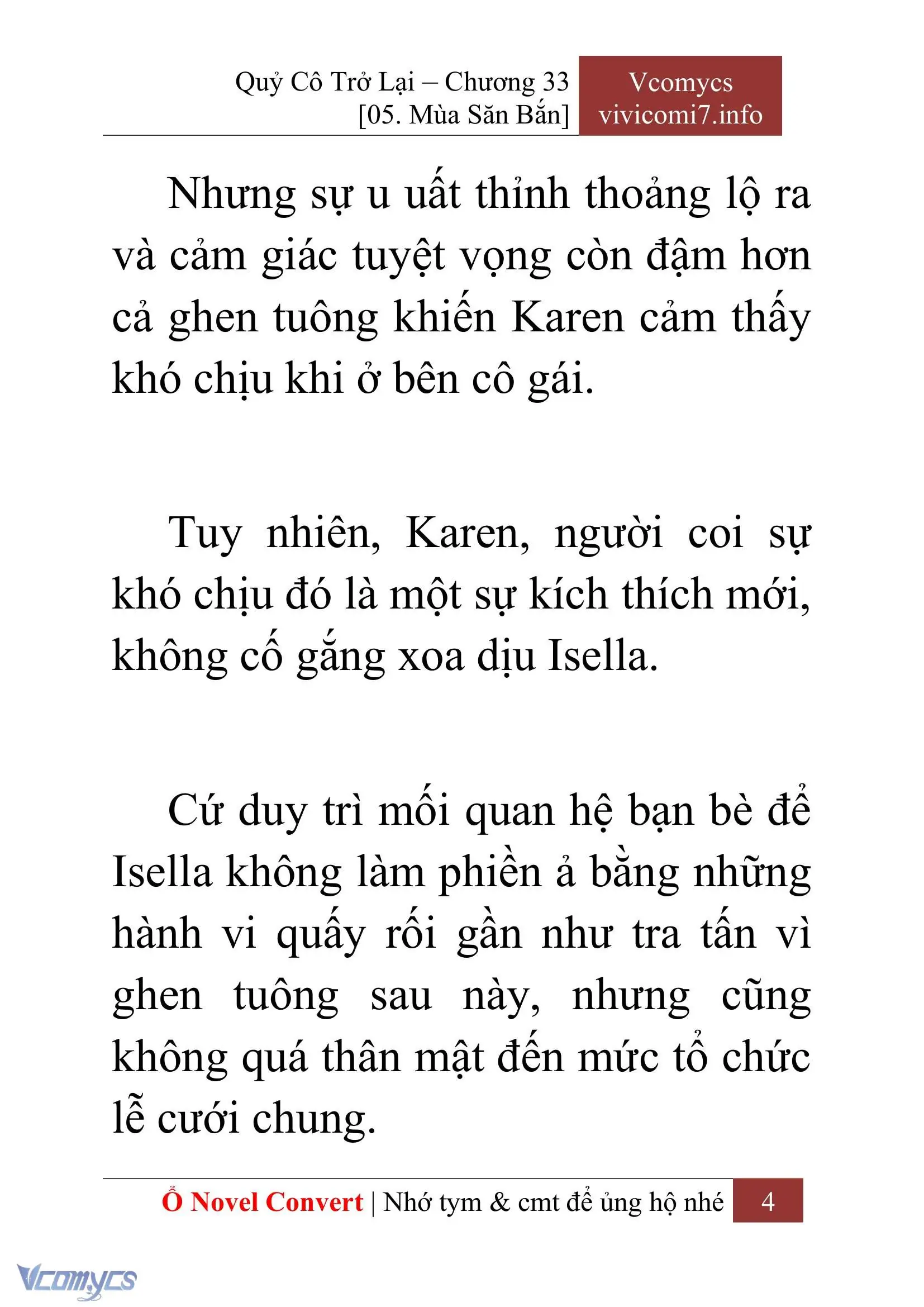 [Novel] Quý Cô Trở Lại Chapter 33 - Trang 7