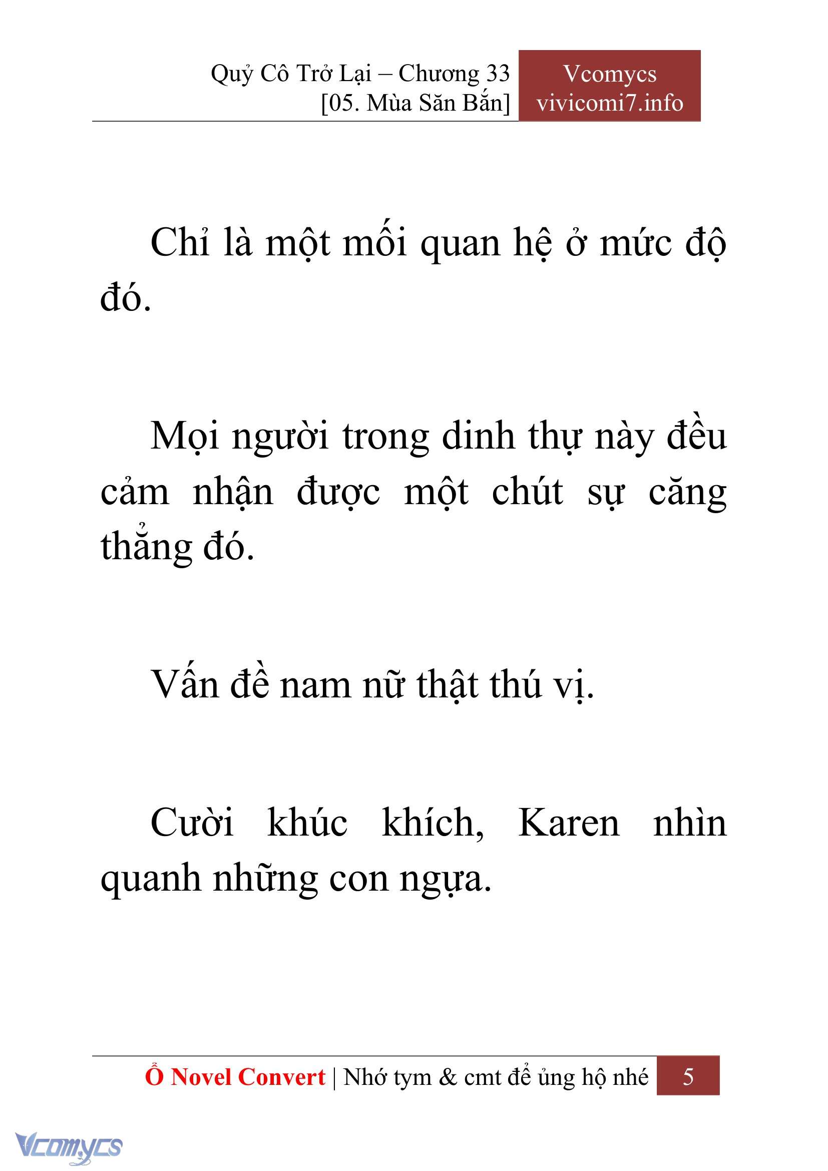 [Novel] Quý Cô Trở Lại Chapter 33 - Trang 8