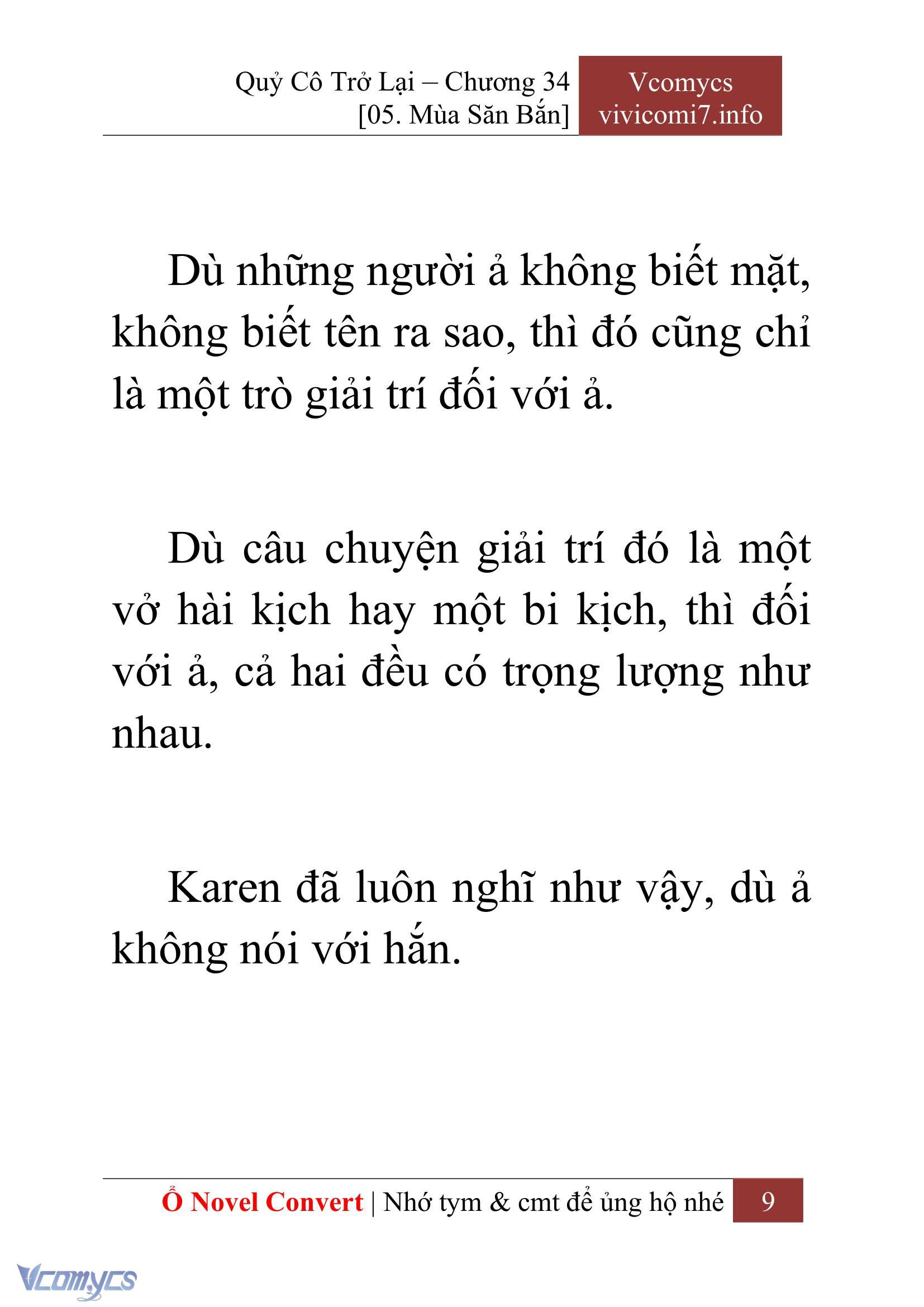 [Novel] Quý Cô Trở Lại Chapter 34 - Trang 12