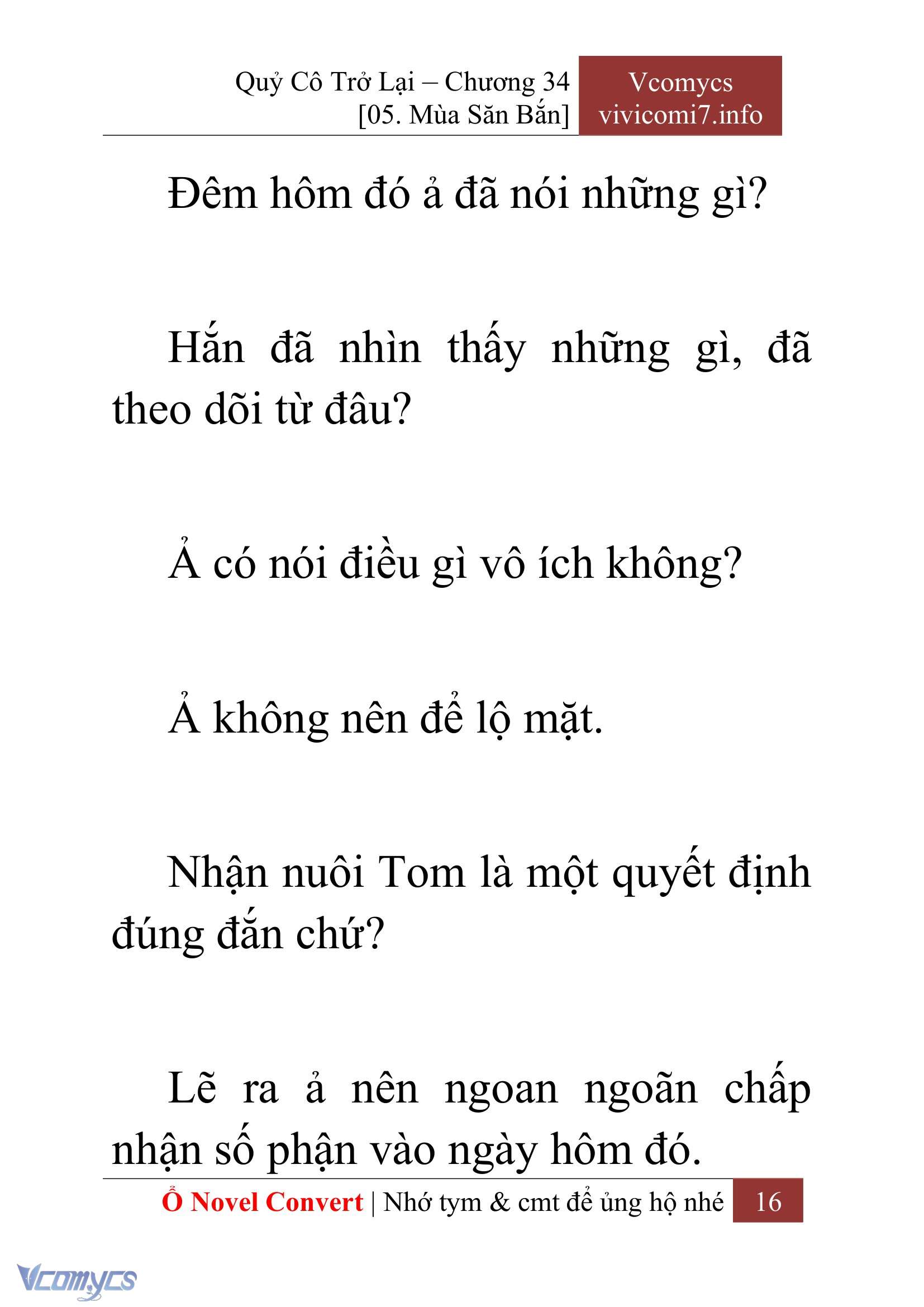 [Novel] Quý Cô Trở Lại Chapter 34 - Trang 19