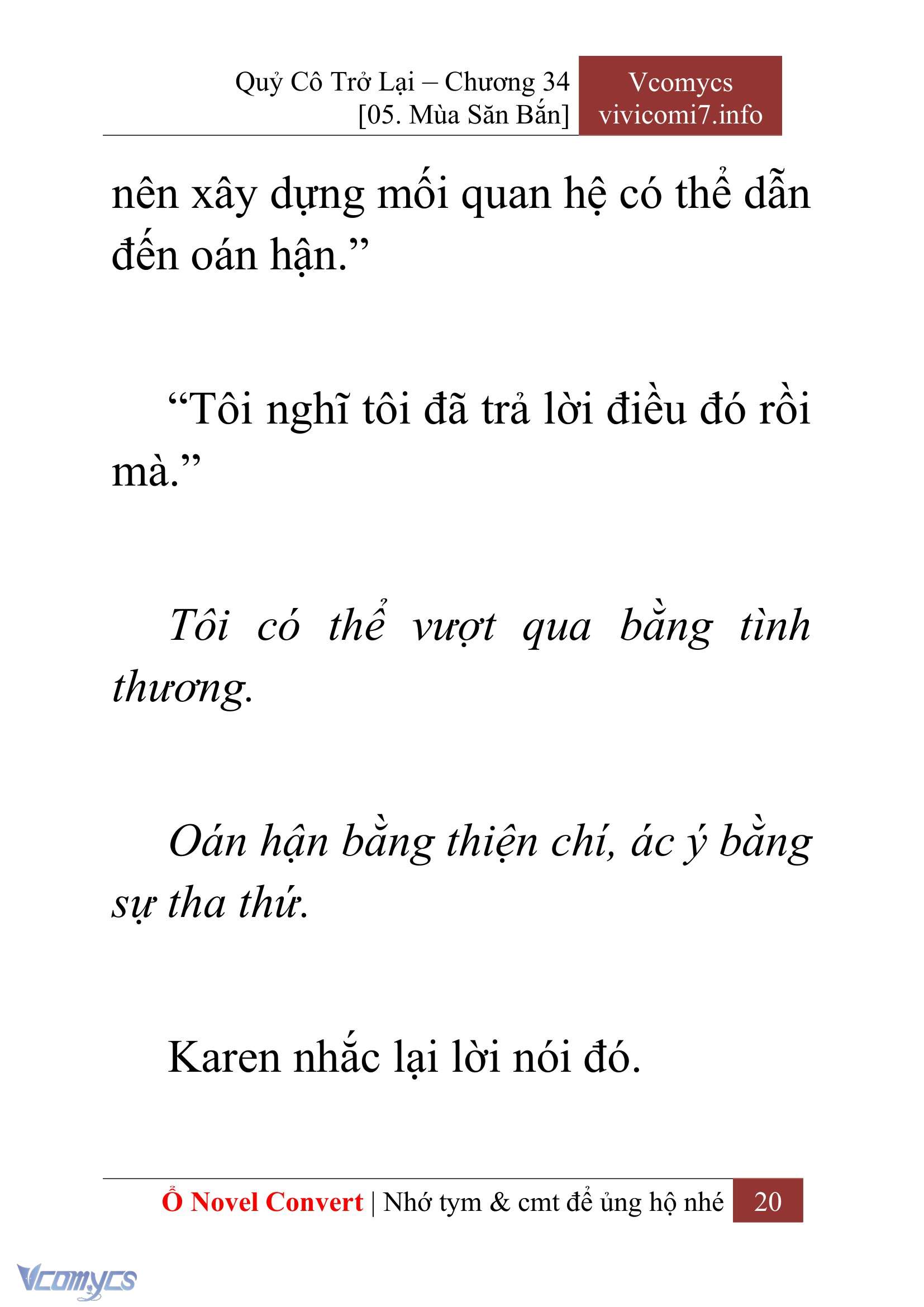 [Novel] Quý Cô Trở Lại Chapter 34 - Trang 23