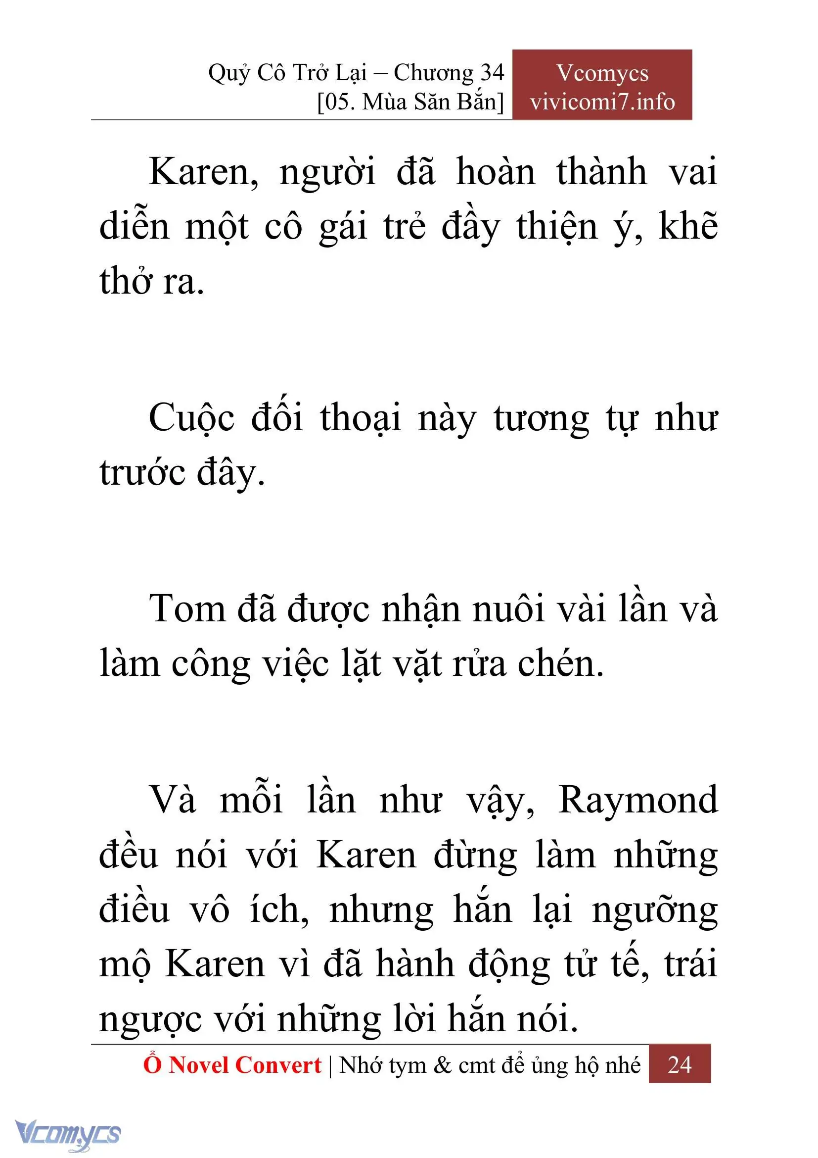 [Novel] Quý Cô Trở Lại Chapter 34 - Trang 27