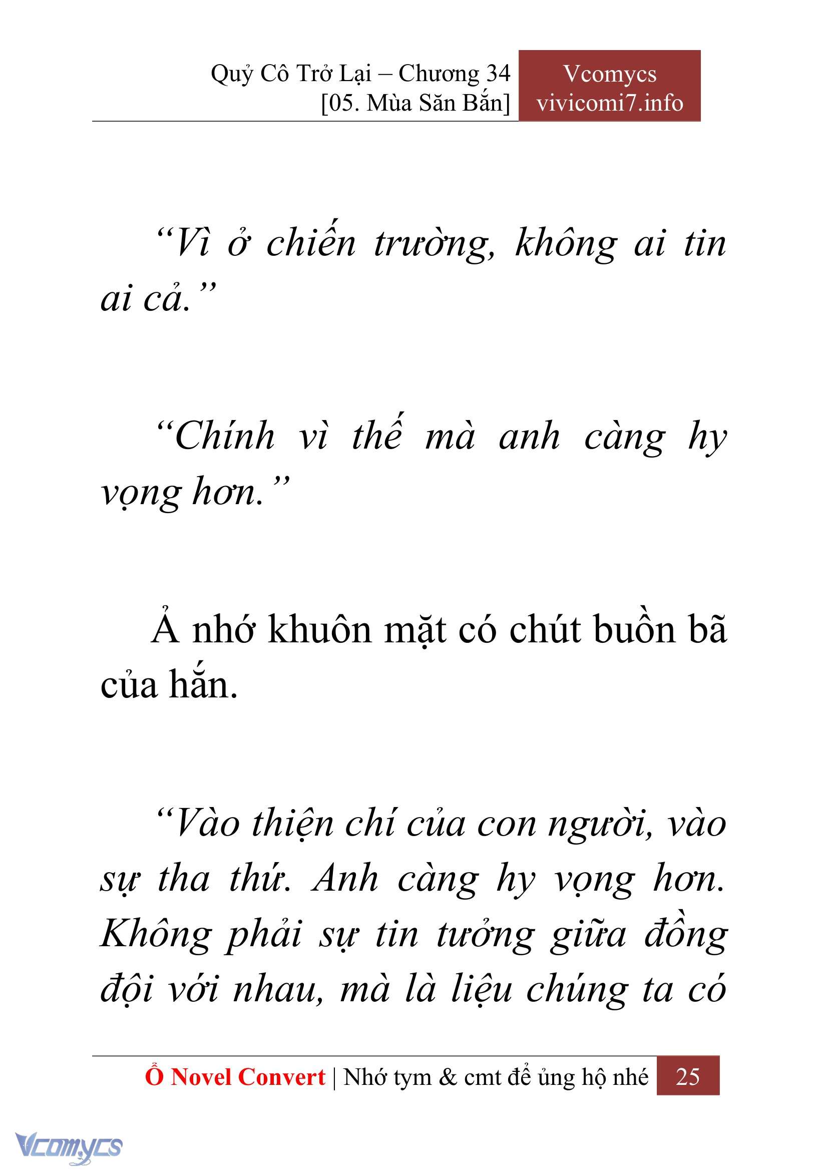 [Novel] Quý Cô Trở Lại Chapter 34 - Trang 28