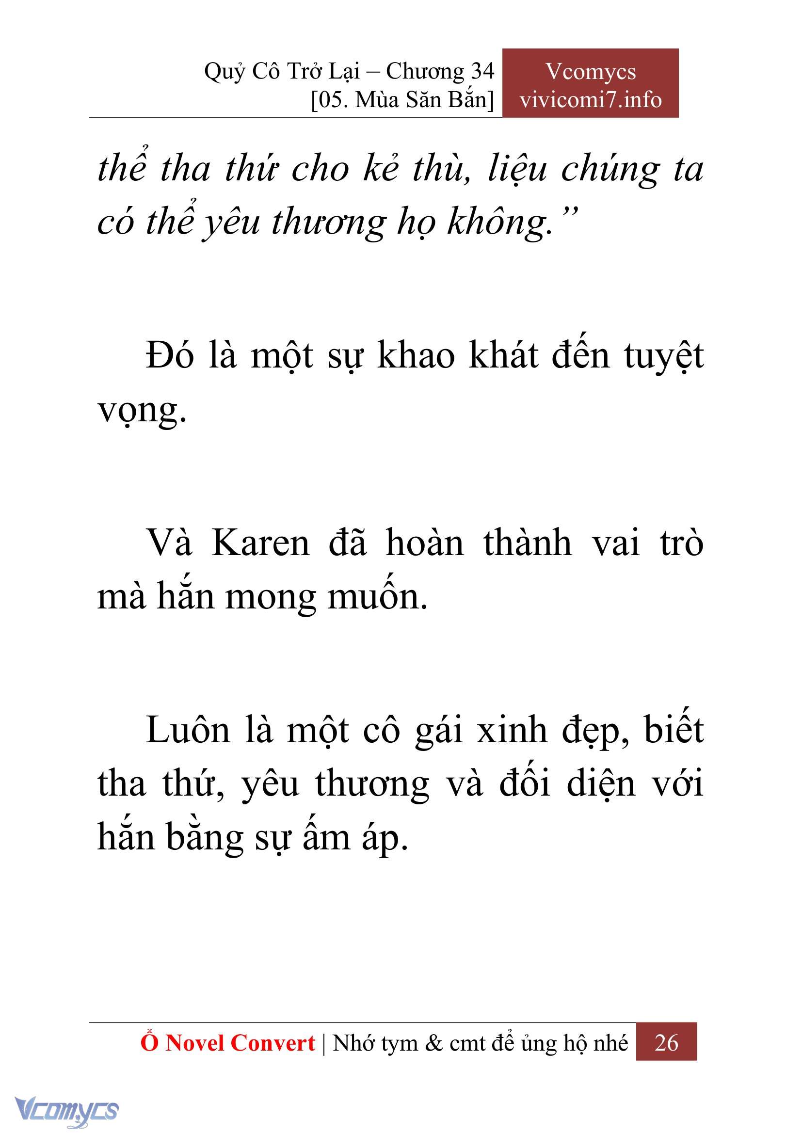 [Novel] Quý Cô Trở Lại Chapter 34 - Trang 29