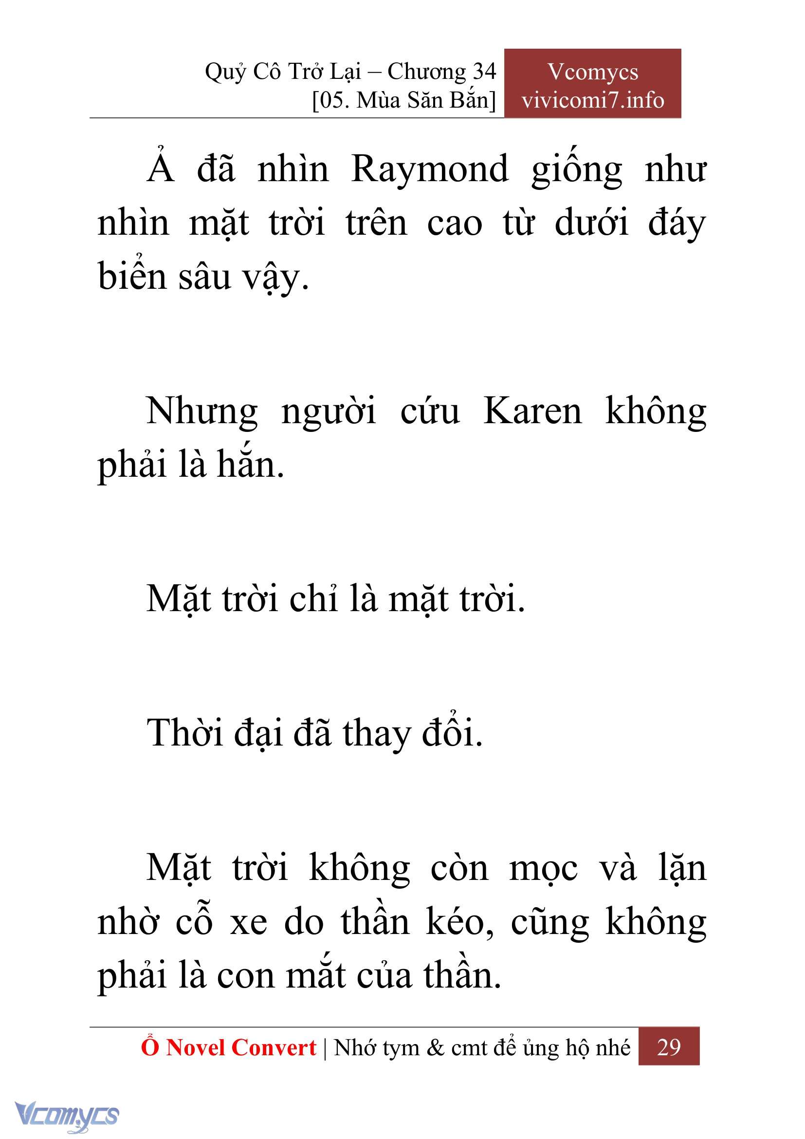 [Novel] Quý Cô Trở Lại Chapter 34 - Trang 32
