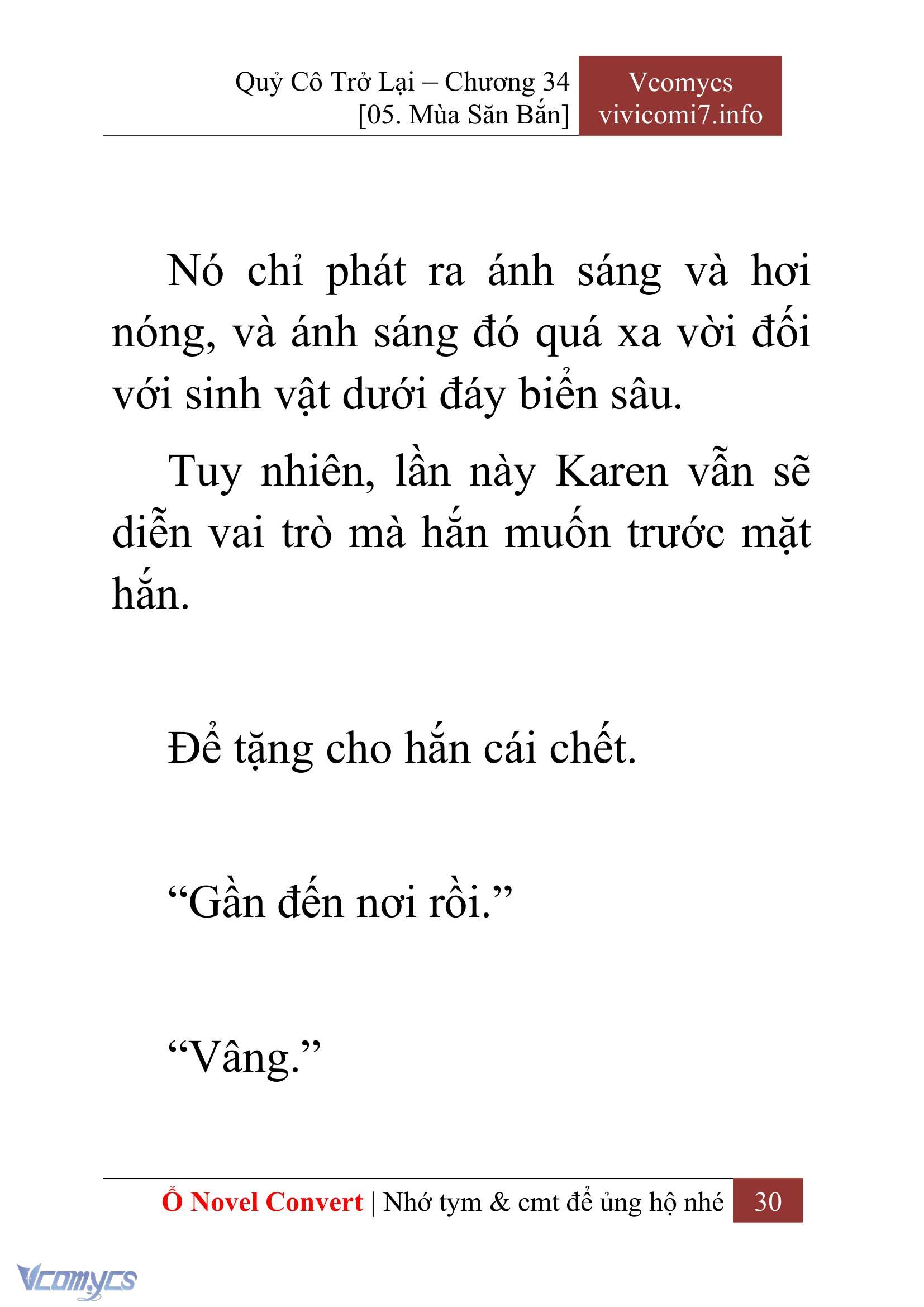 [Novel] Quý Cô Trở Lại Chapter 34 - Trang 33