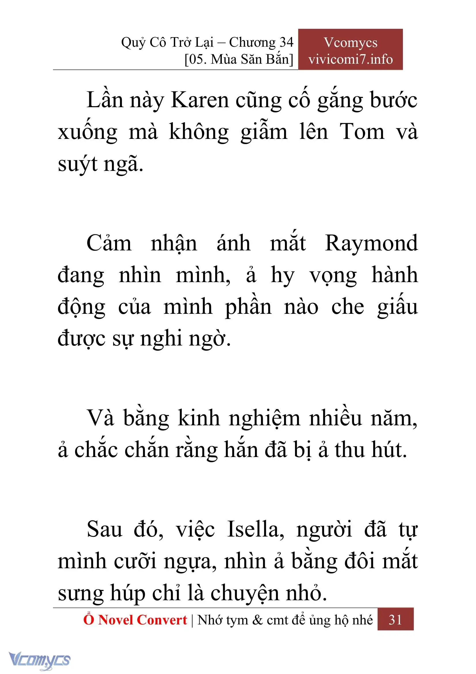 [Novel] Quý Cô Trở Lại Chapter 34 - Trang 34