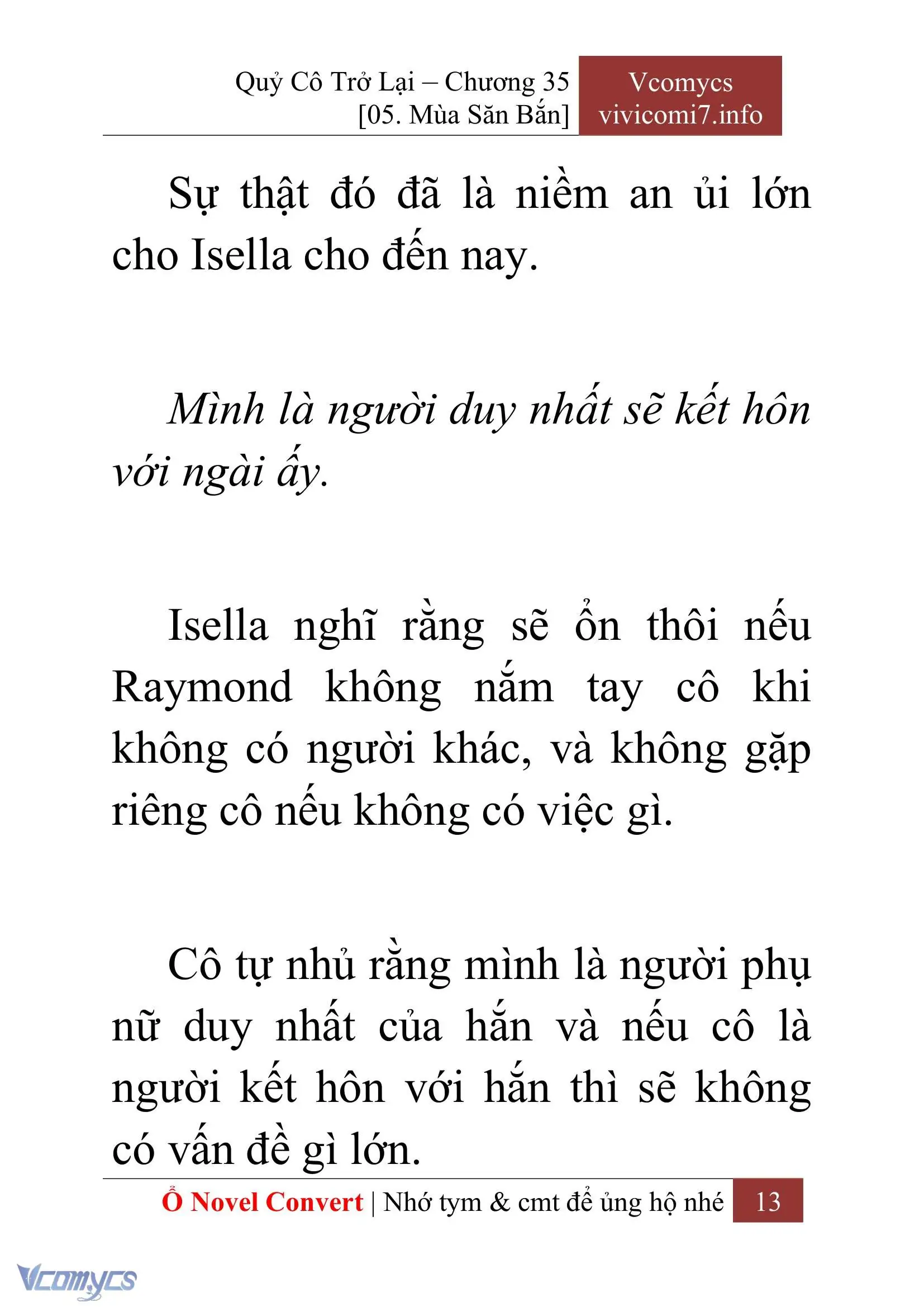 [Novel] Quý Cô Trở Lại Chapter 35 - Trang 16