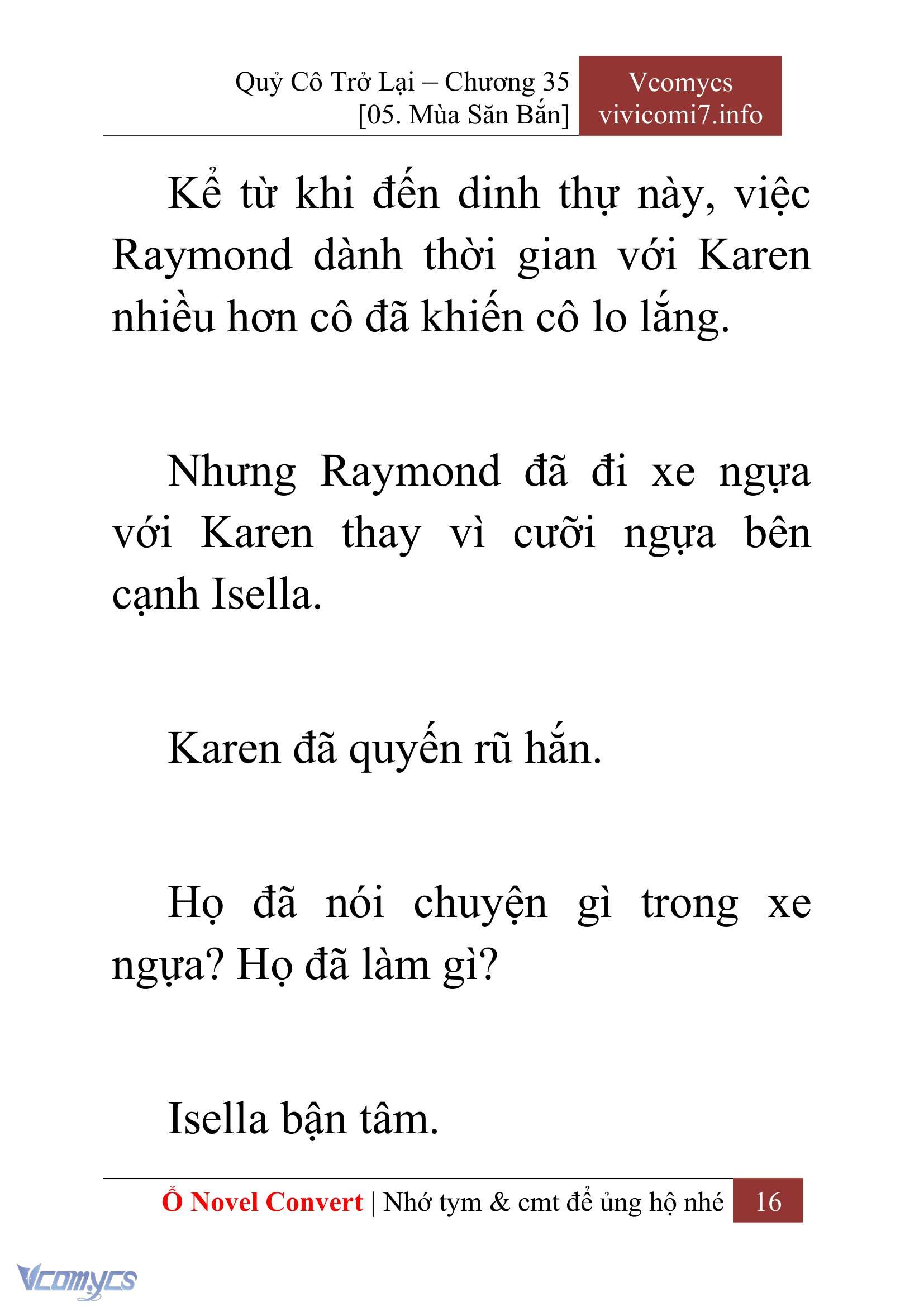 [Novel] Quý Cô Trở Lại Chapter 35 - Trang 19