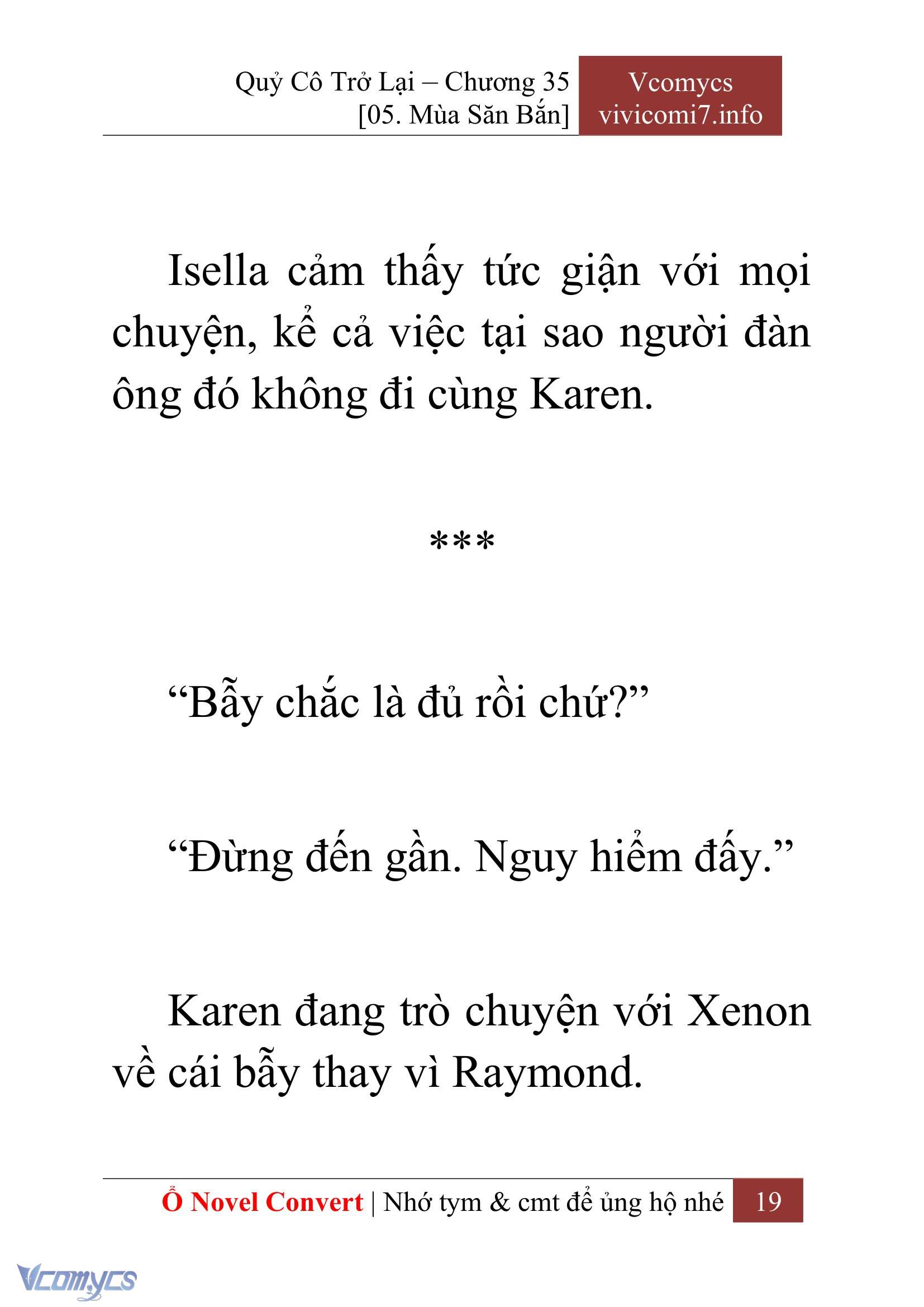 [Novel] Quý Cô Trở Lại Chapter 35 - Trang 22