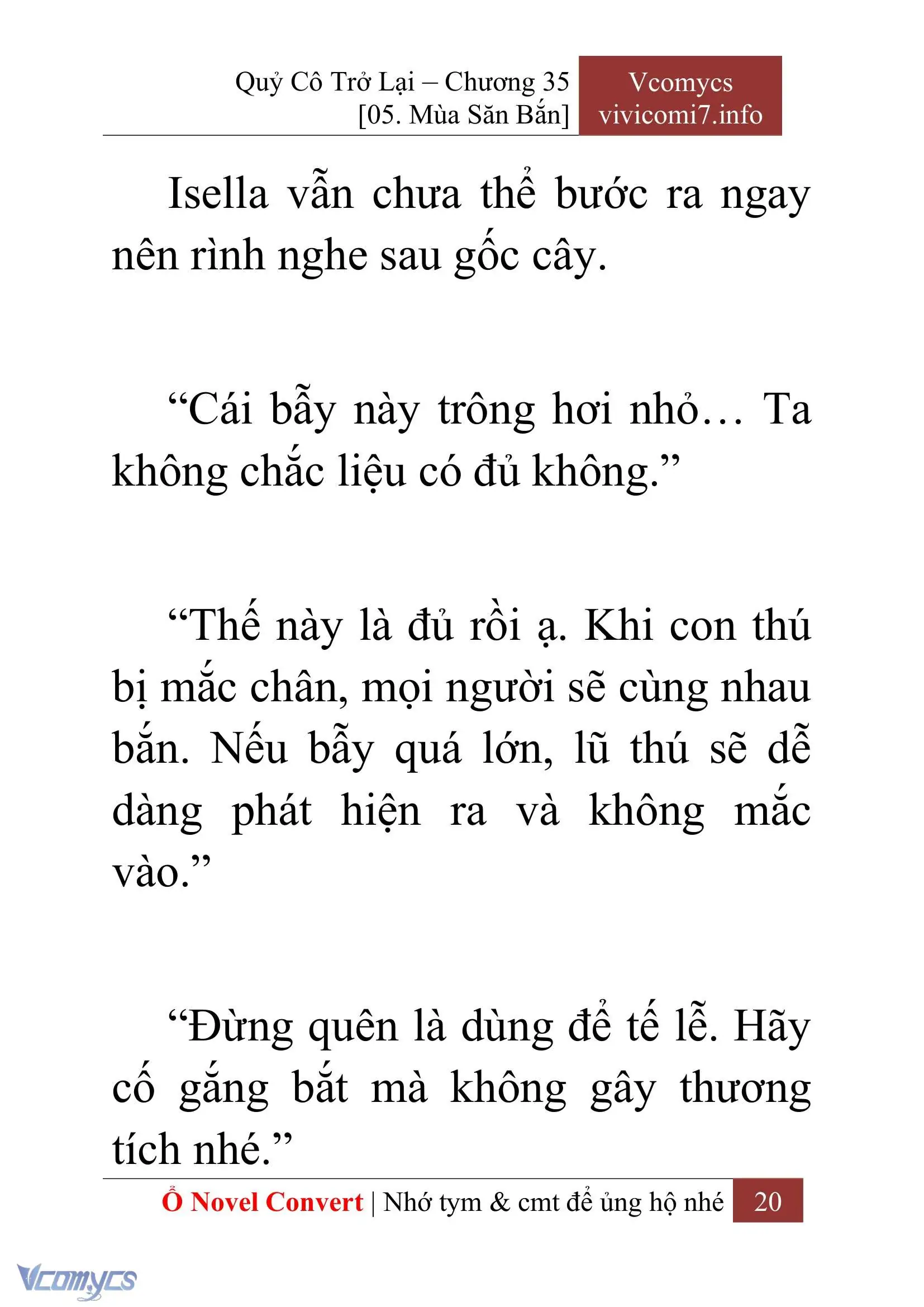 [Novel] Quý Cô Trở Lại Chapter 35 - Trang 23