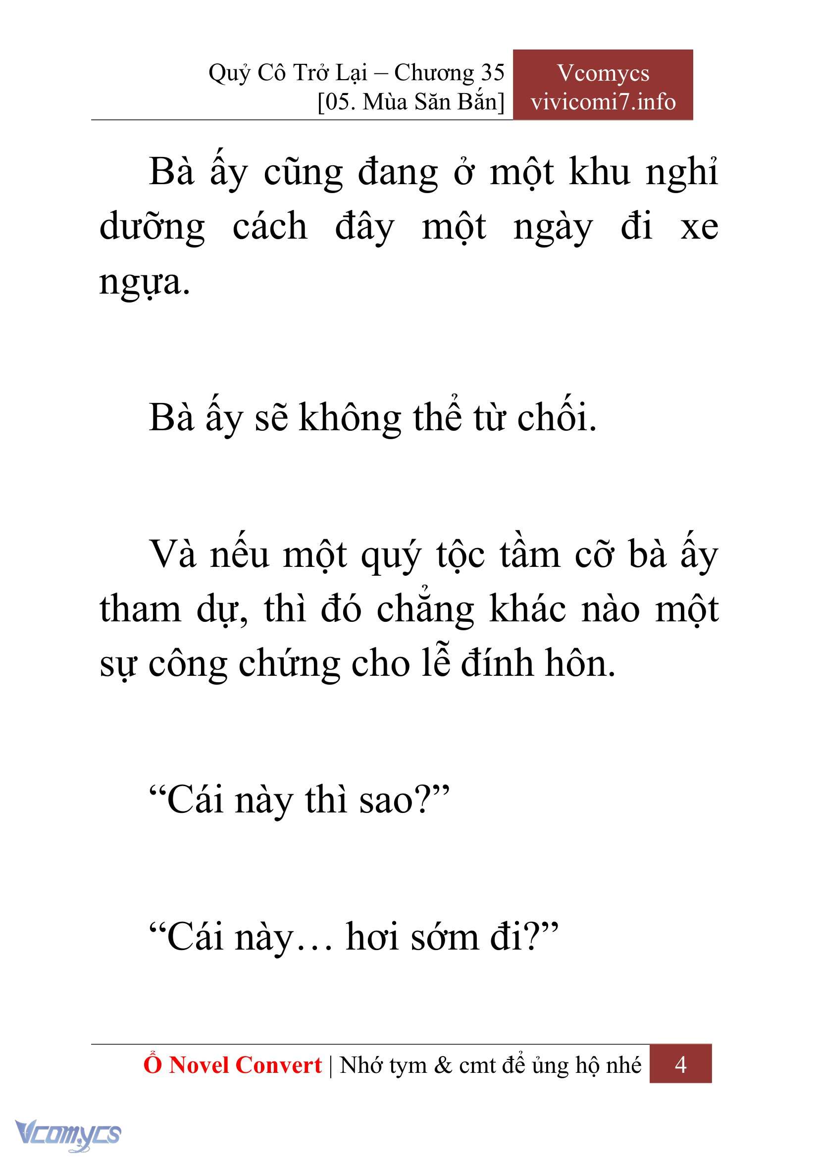 [Novel] Quý Cô Trở Lại Chapter 35 - Trang 7
