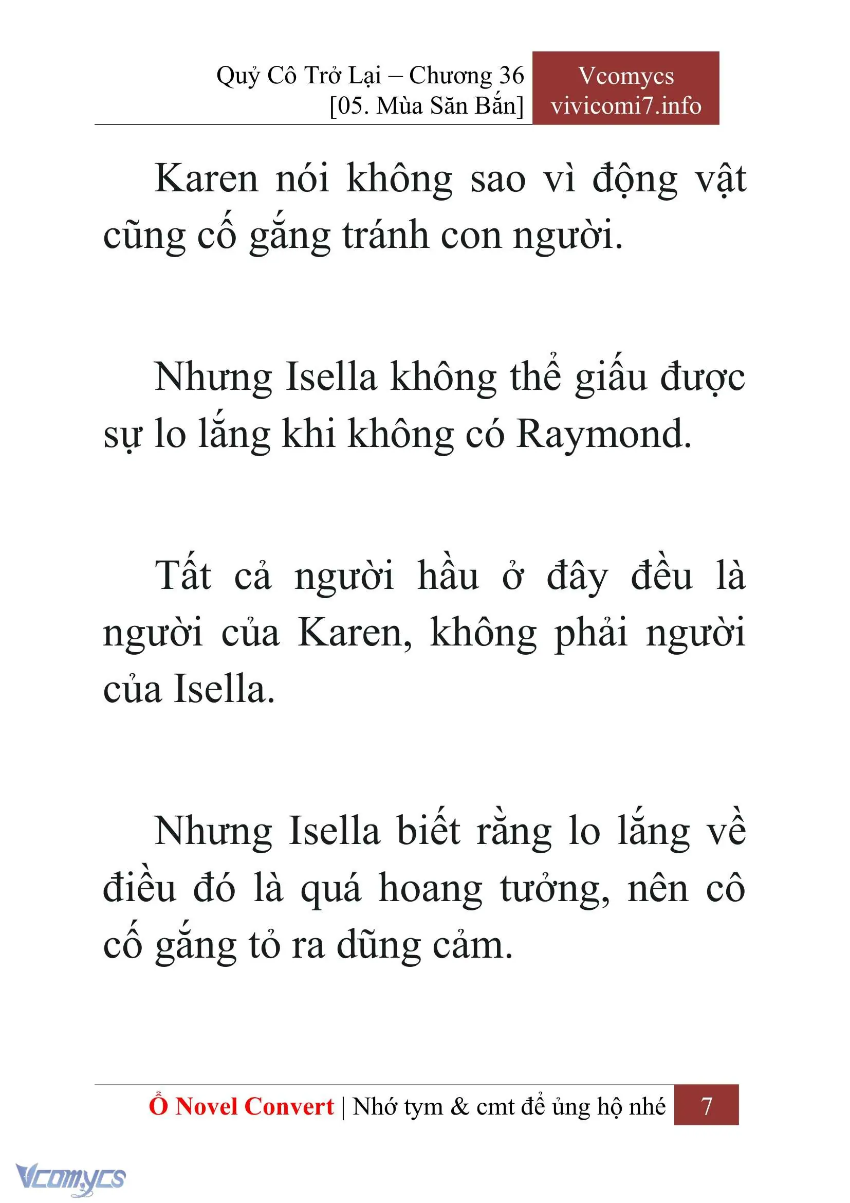 [Novel] Quý Cô Trở Lại Chapter 36 - Trang 10