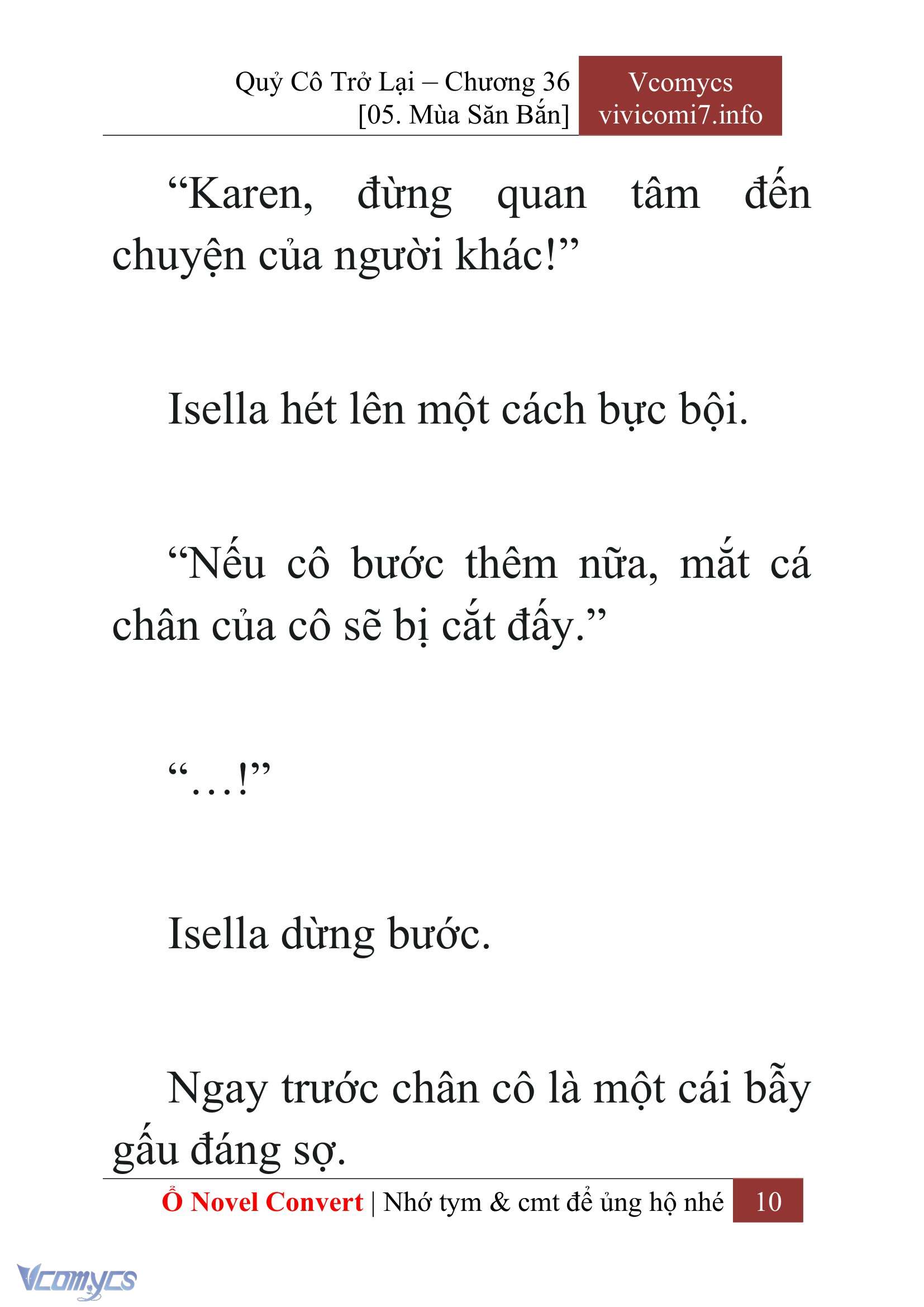 [Novel] Quý Cô Trở Lại Chapter 36 - Trang 13