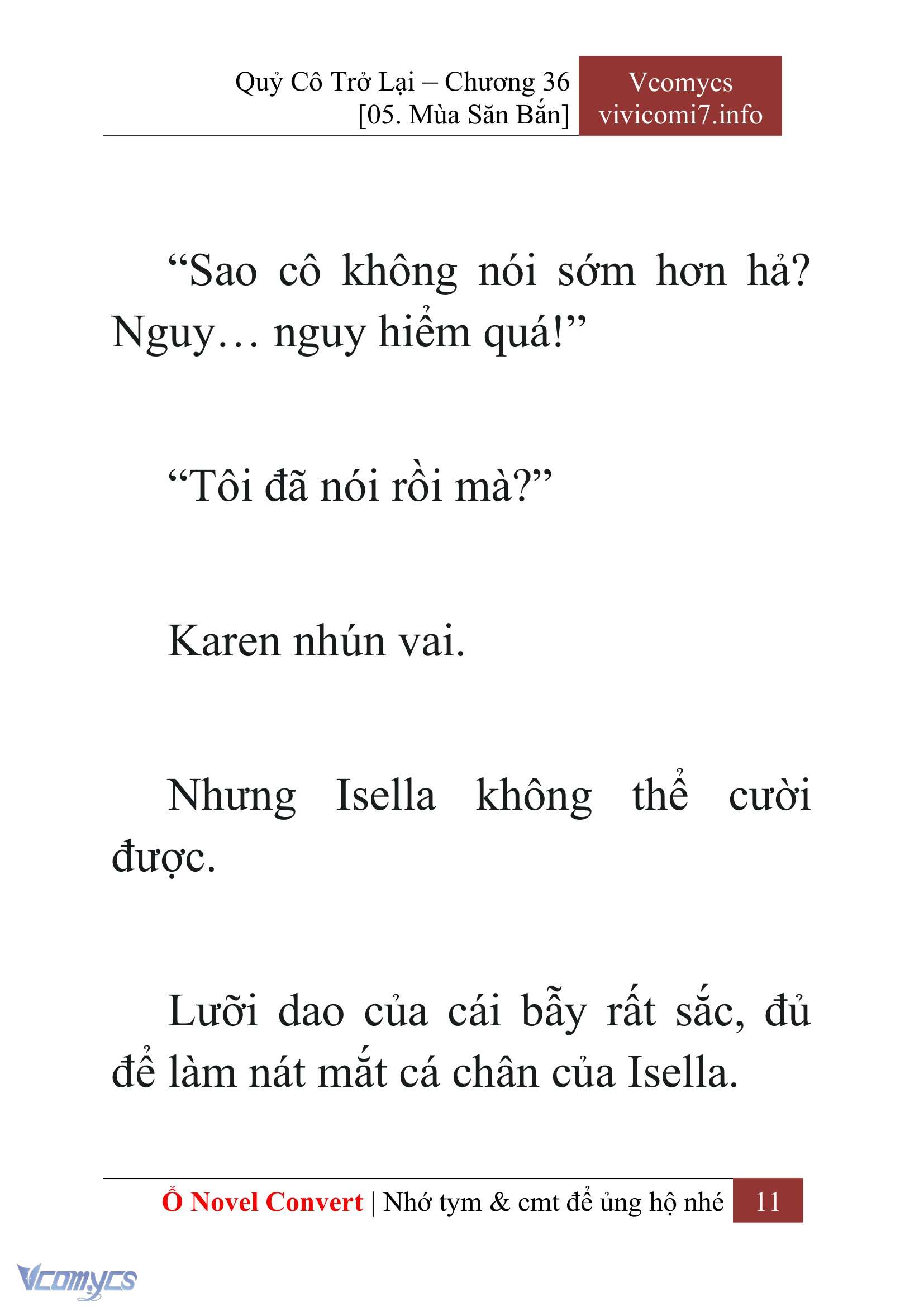 [Novel] Quý Cô Trở Lại Chapter 36 - Trang 14