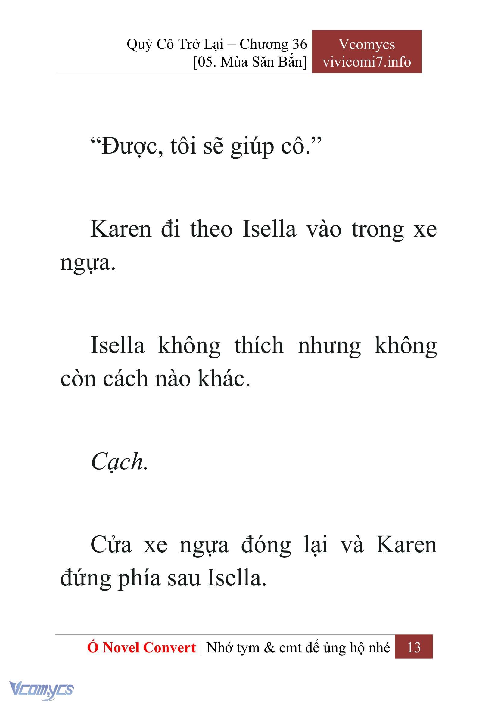 [Novel] Quý Cô Trở Lại Chapter 36 - Trang 16