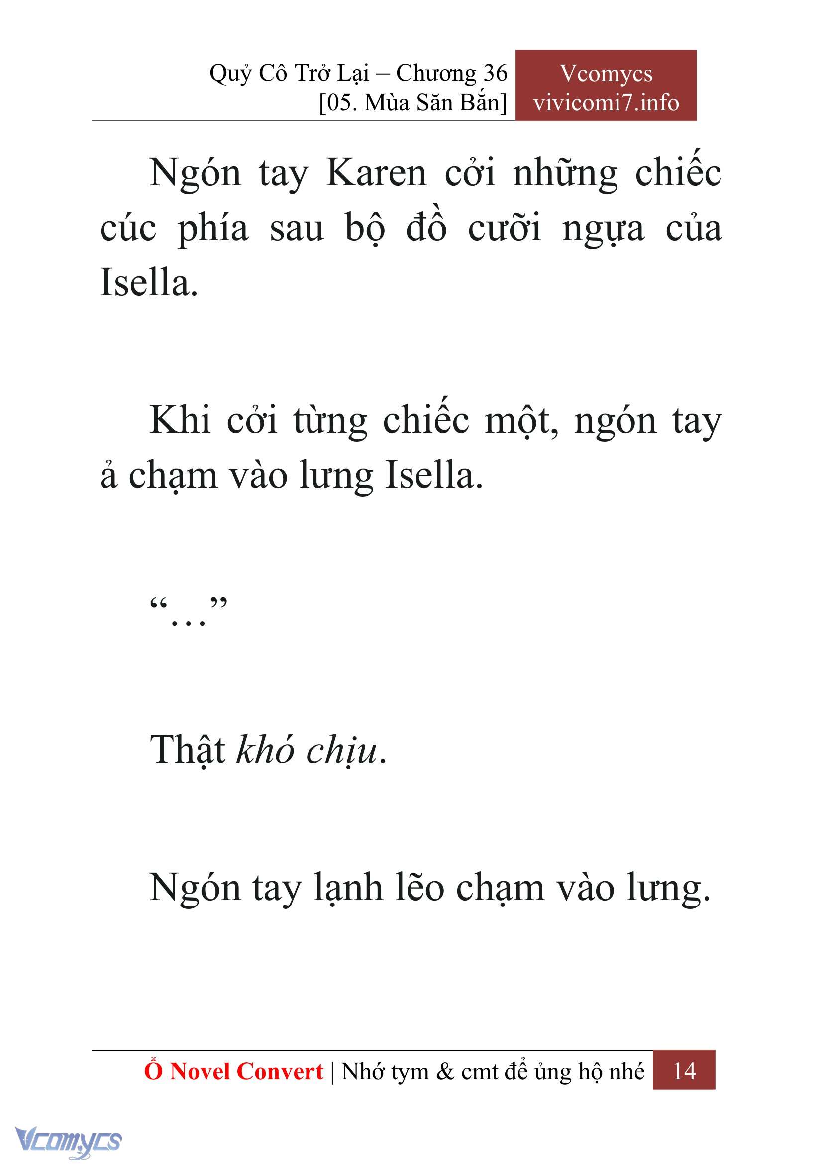 [Novel] Quý Cô Trở Lại Chapter 36 - Trang 17