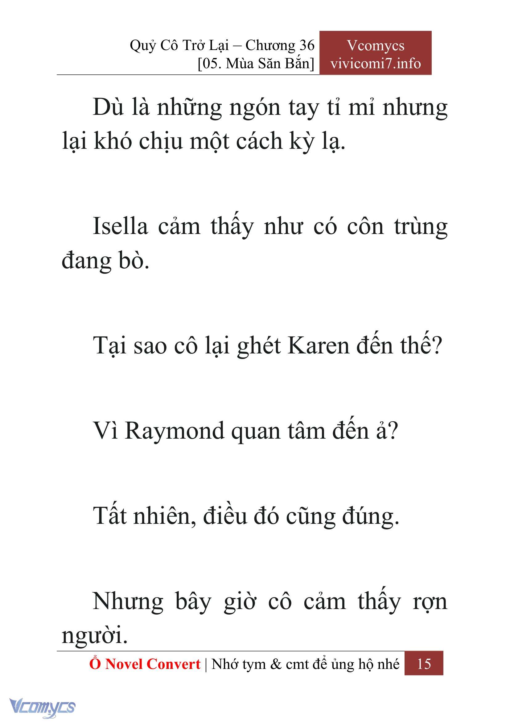 [Novel] Quý Cô Trở Lại Chapter 36 - Trang 18