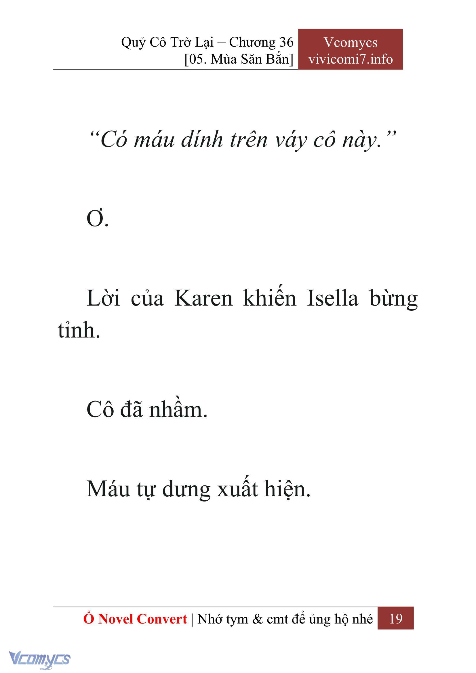 [Novel] Quý Cô Trở Lại Chapter 36 - Trang 22