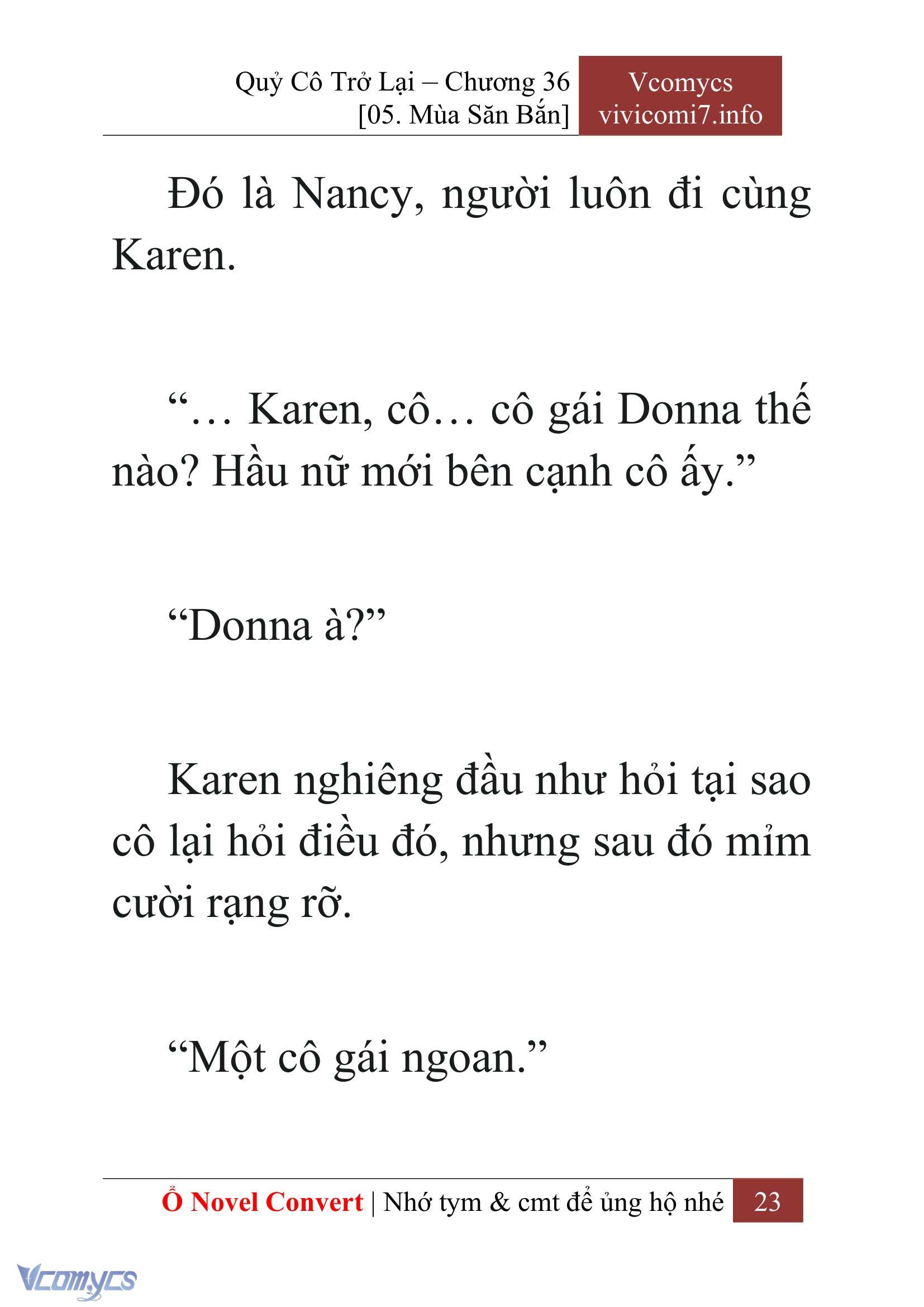[Novel] Quý Cô Trở Lại Chapter 36 - Trang 26