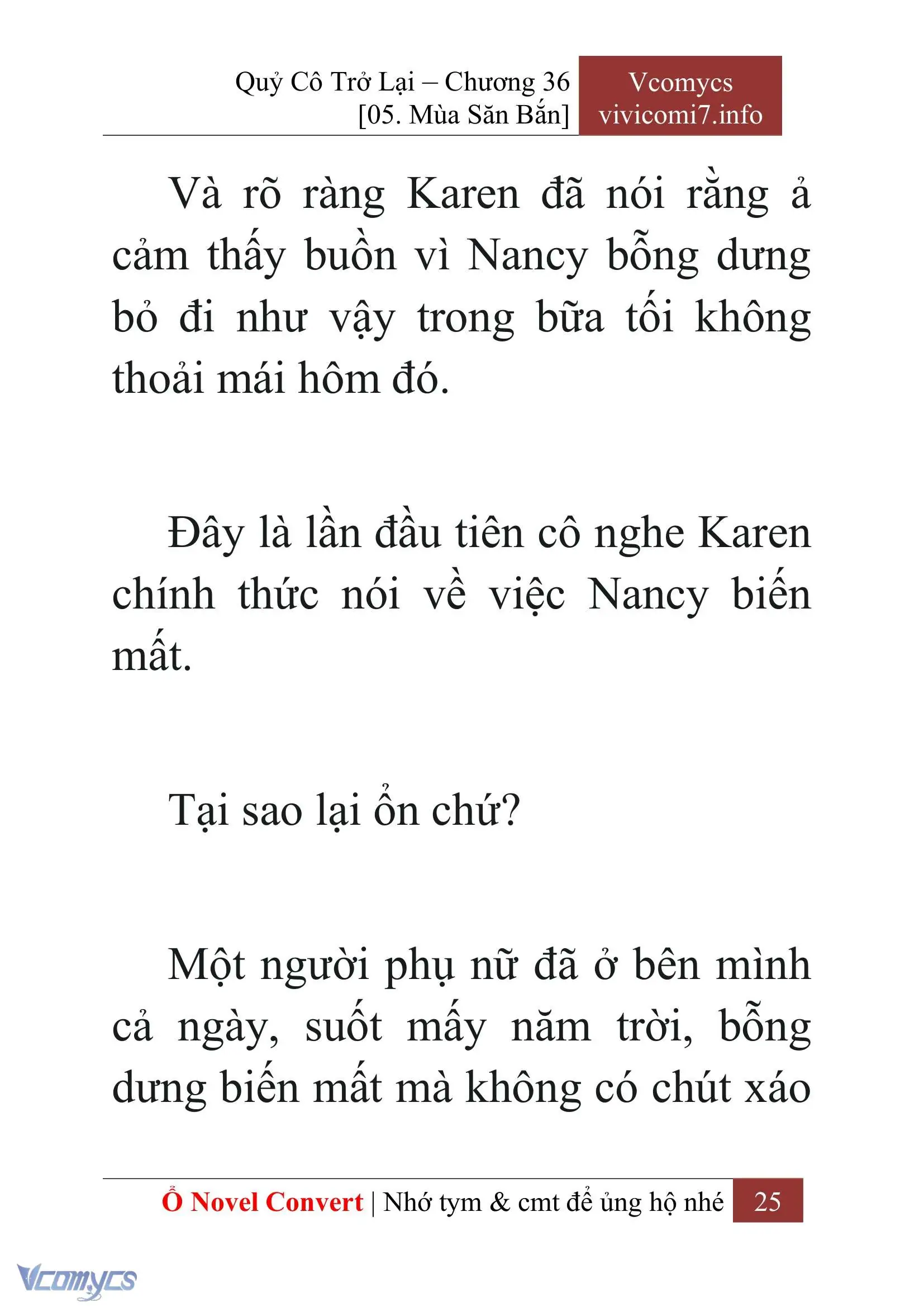 [Novel] Quý Cô Trở Lại Chapter 36 - Trang 28
