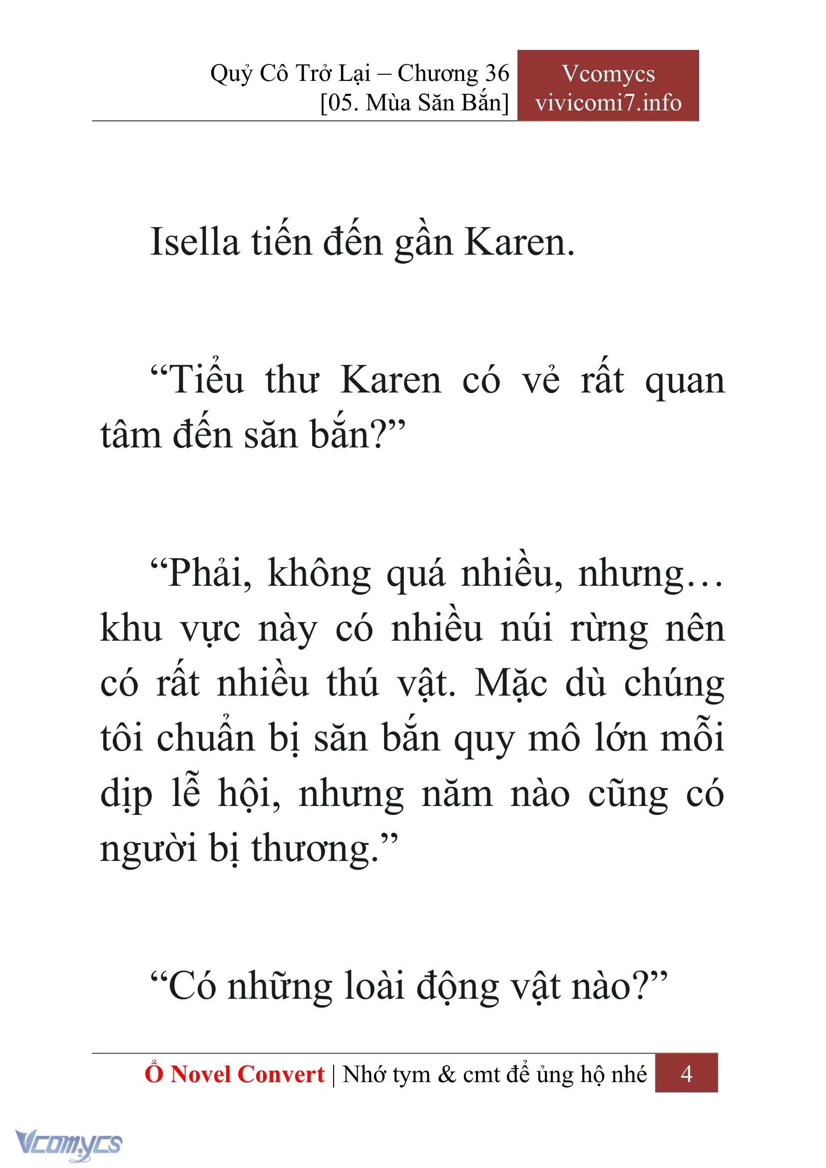 [Novel] Quý Cô Trở Lại Chapter 36 - Trang 7