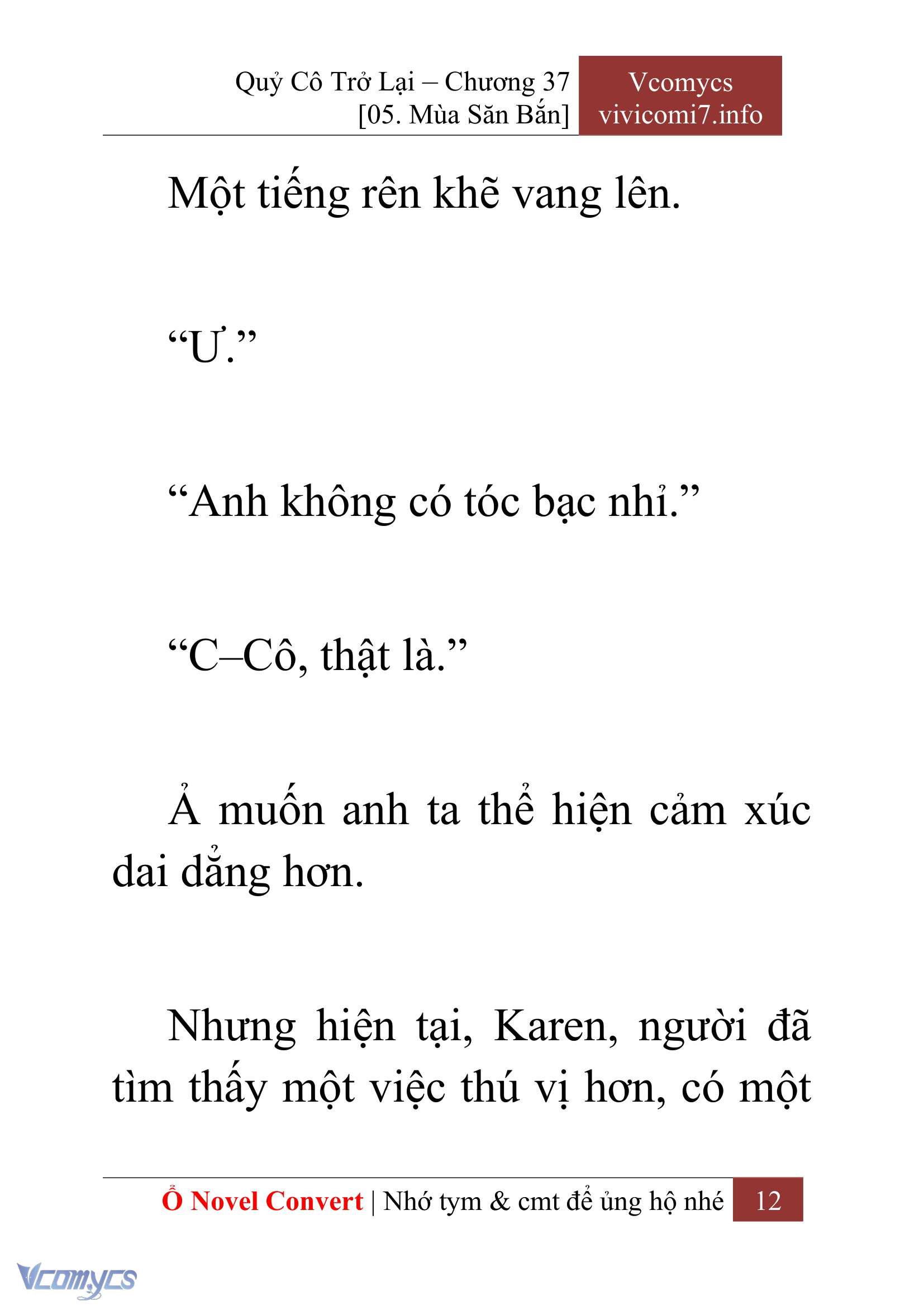 [Novel] Quý Cô Trở Lại Chapter 37 - Trang 15